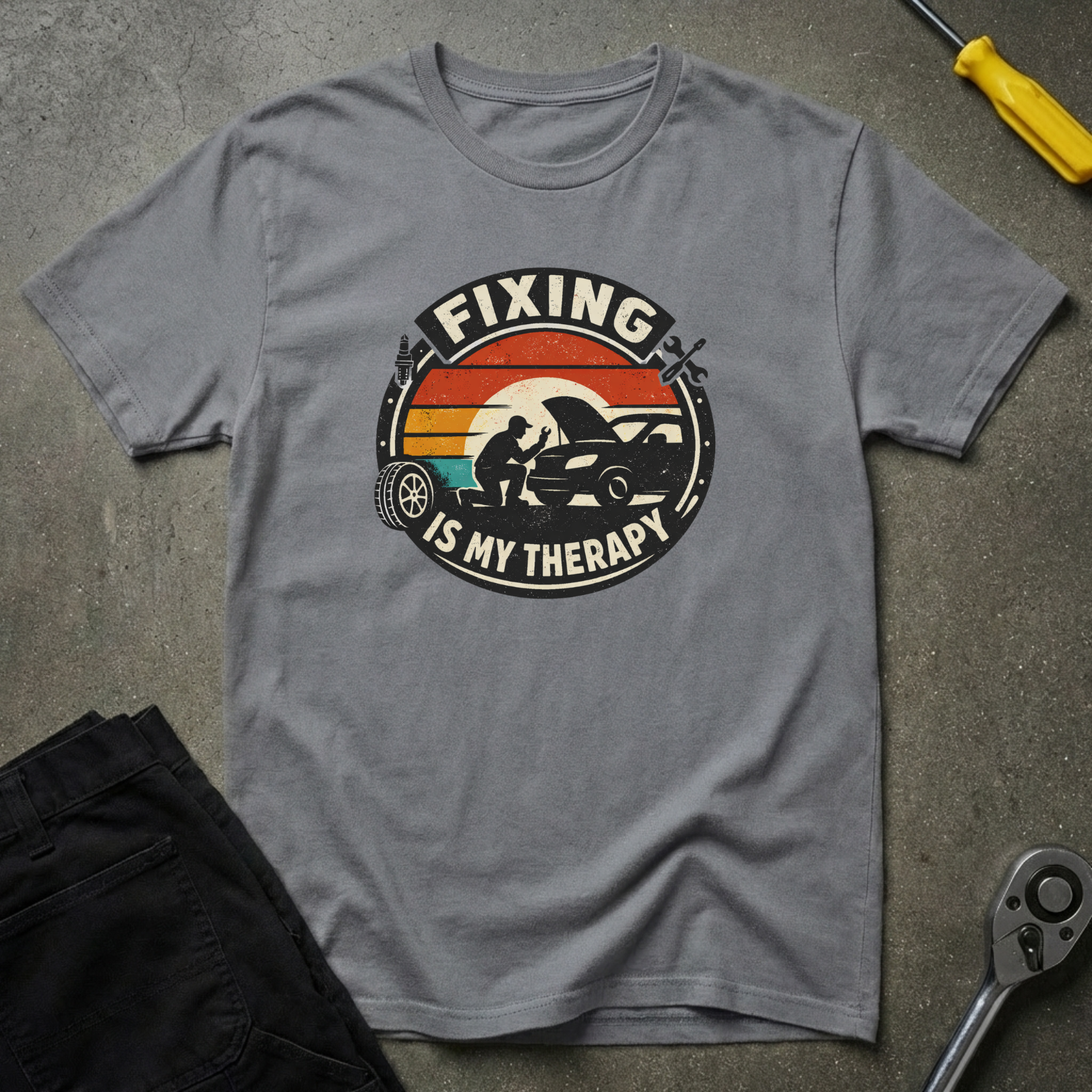 Fixing Is Therapy T-Shirt