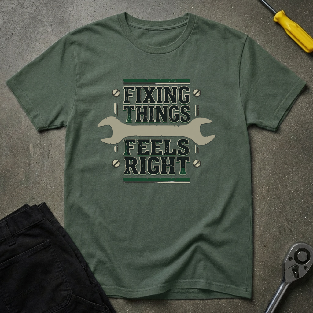 Fixing Things Feels T-Shirt