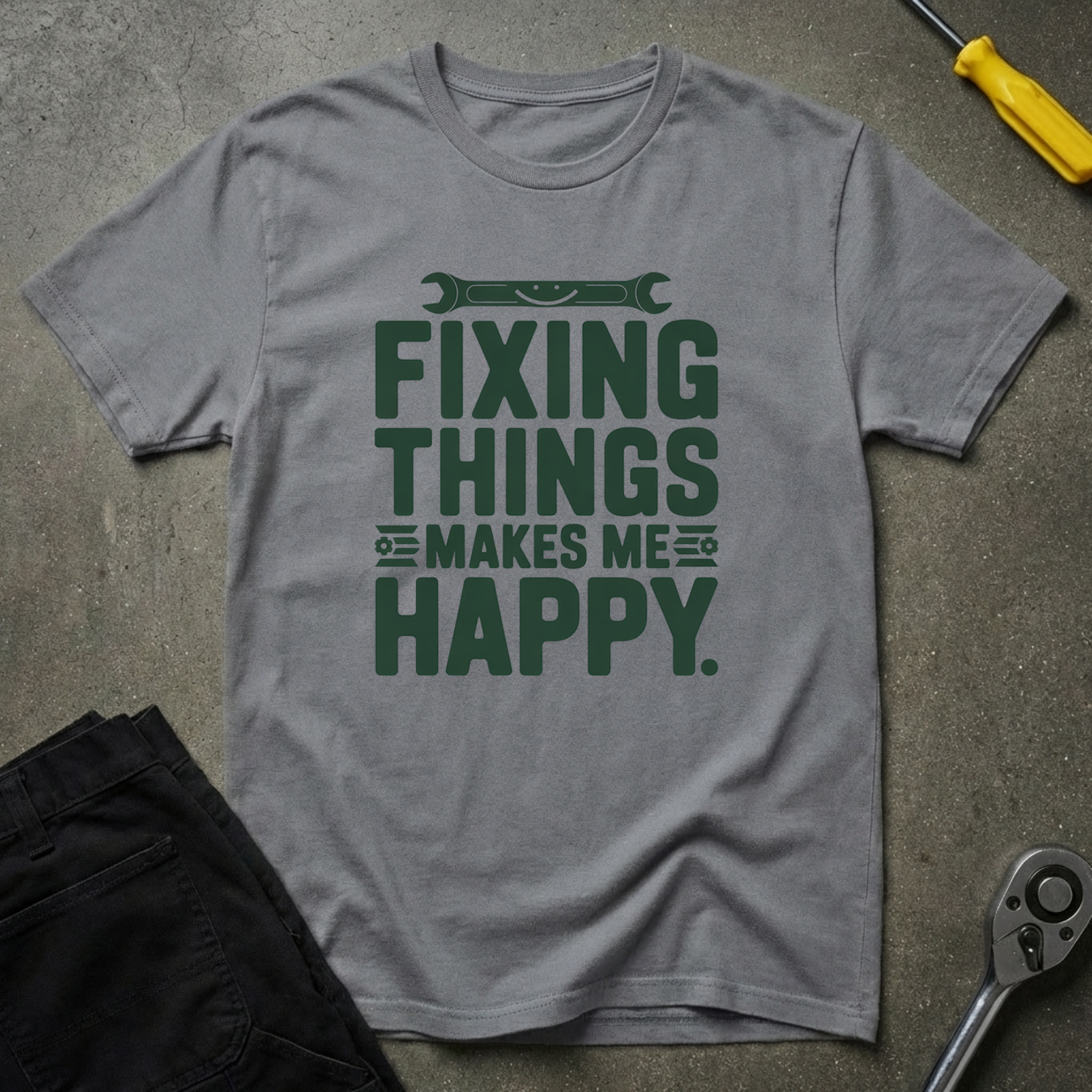 Fixing Happy T-Shirt