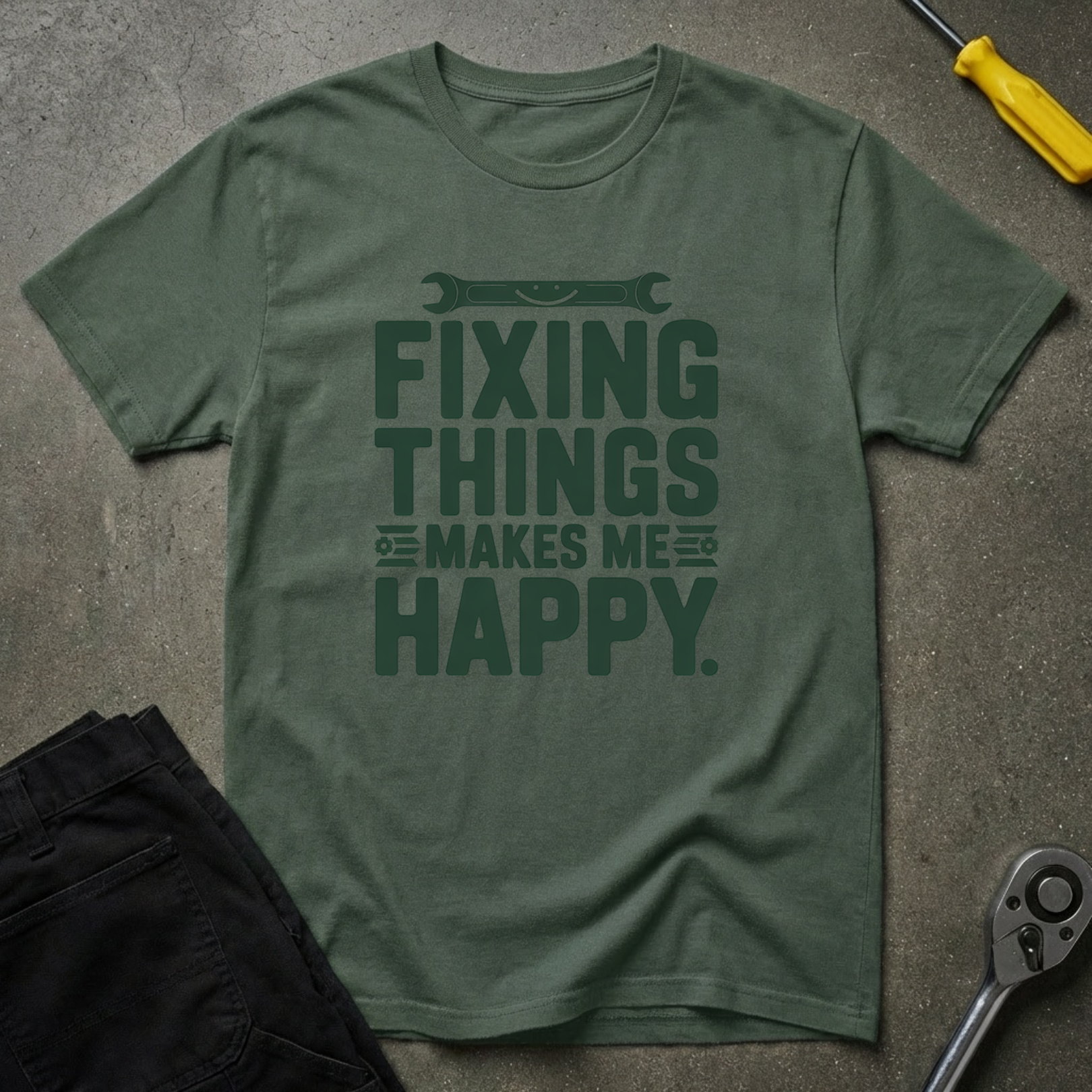 Fixing Happy T-Shirt