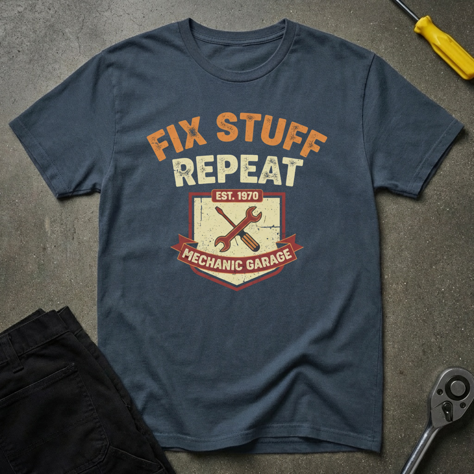 Fix Stuff Repeat T-Shirt