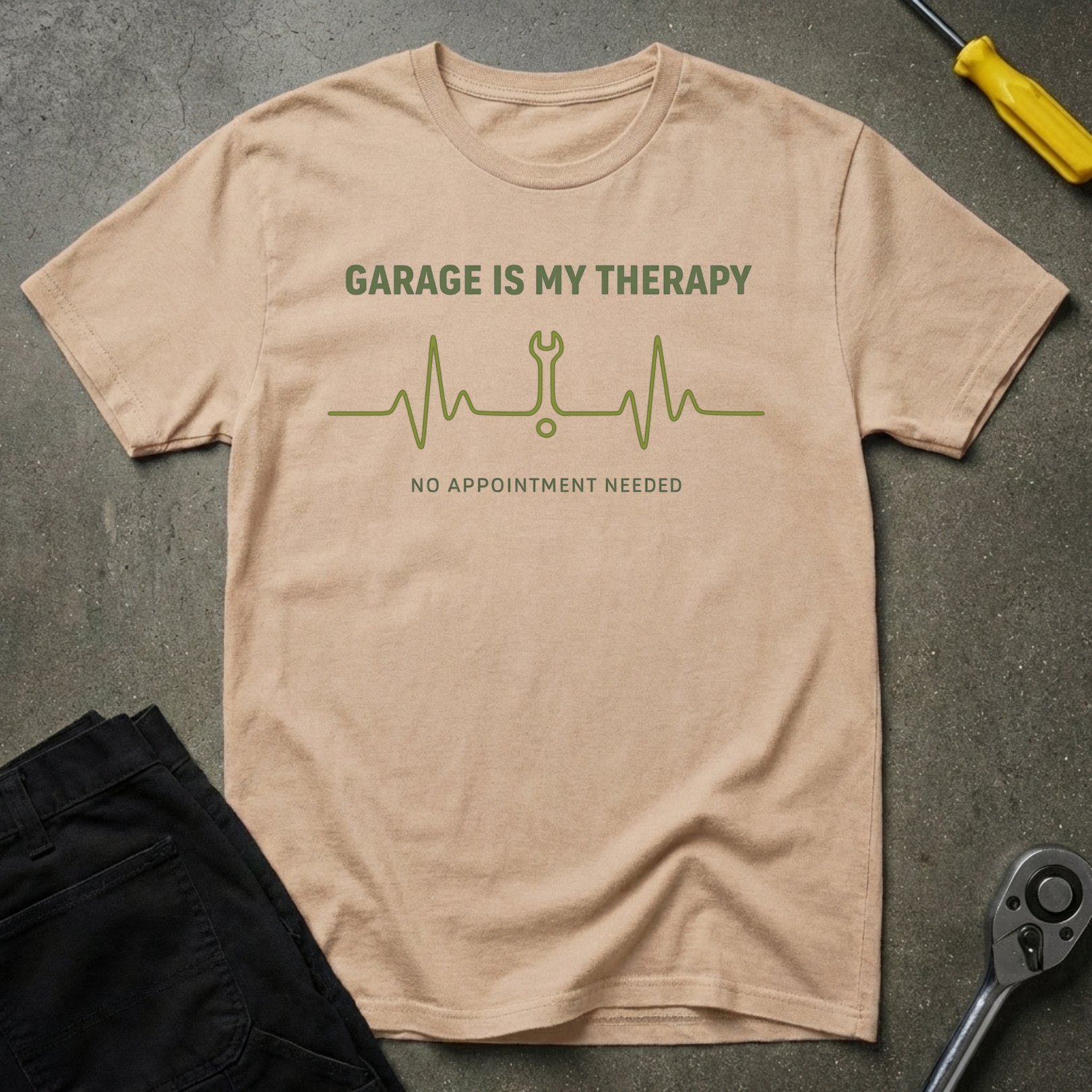 Garage Therapy Heartbeat T-Shirt