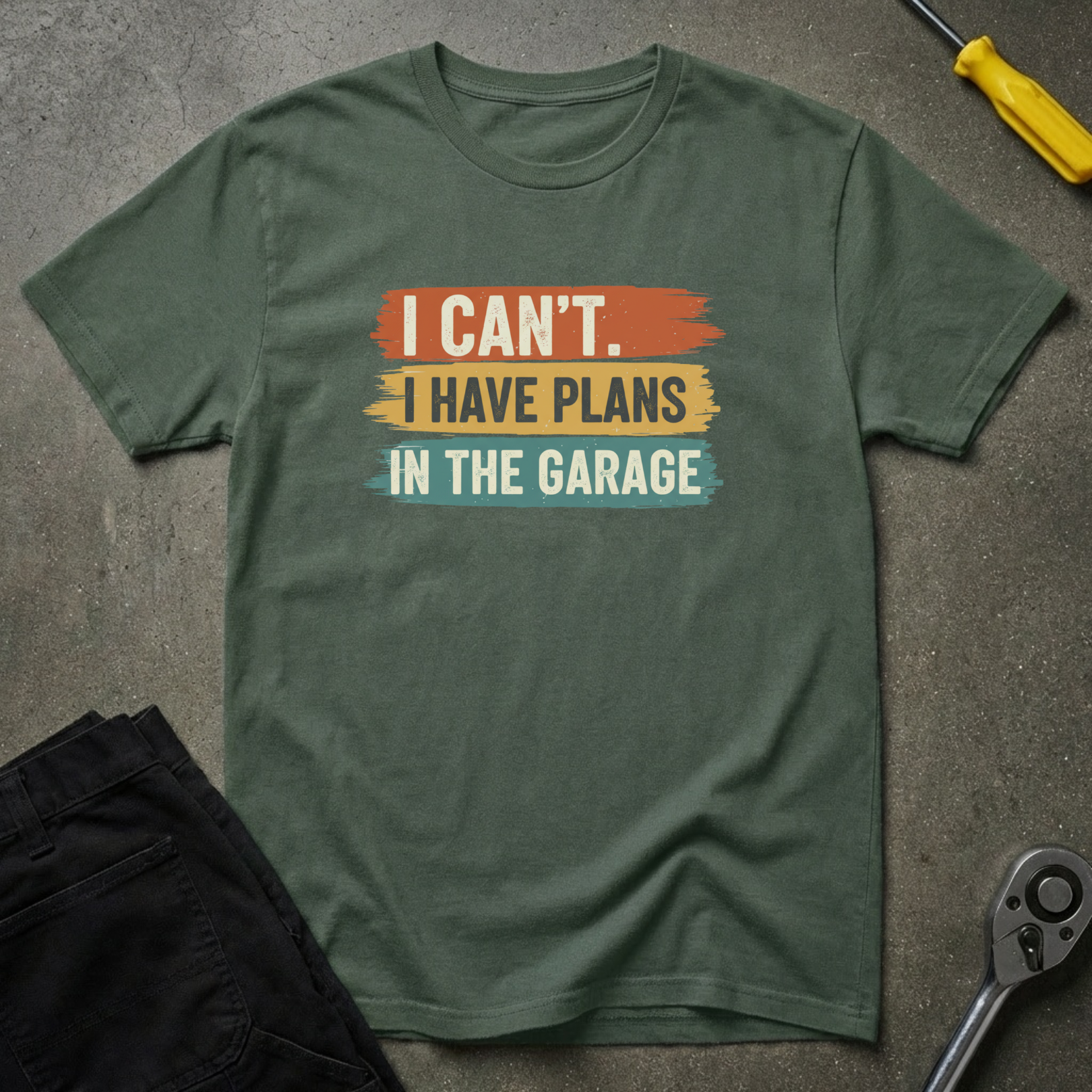 Plans In The Garage T-Shirt