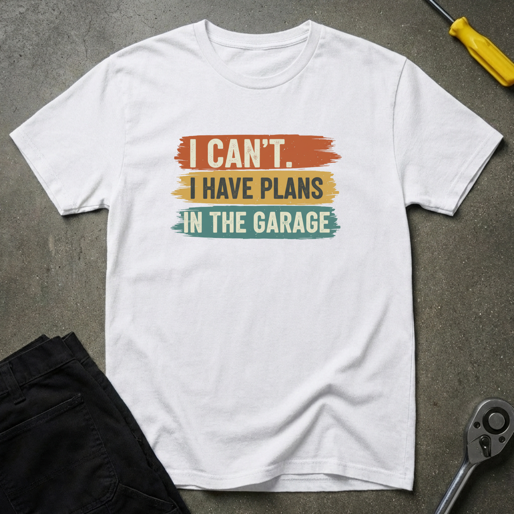 Plans In The Garage T-Shirt