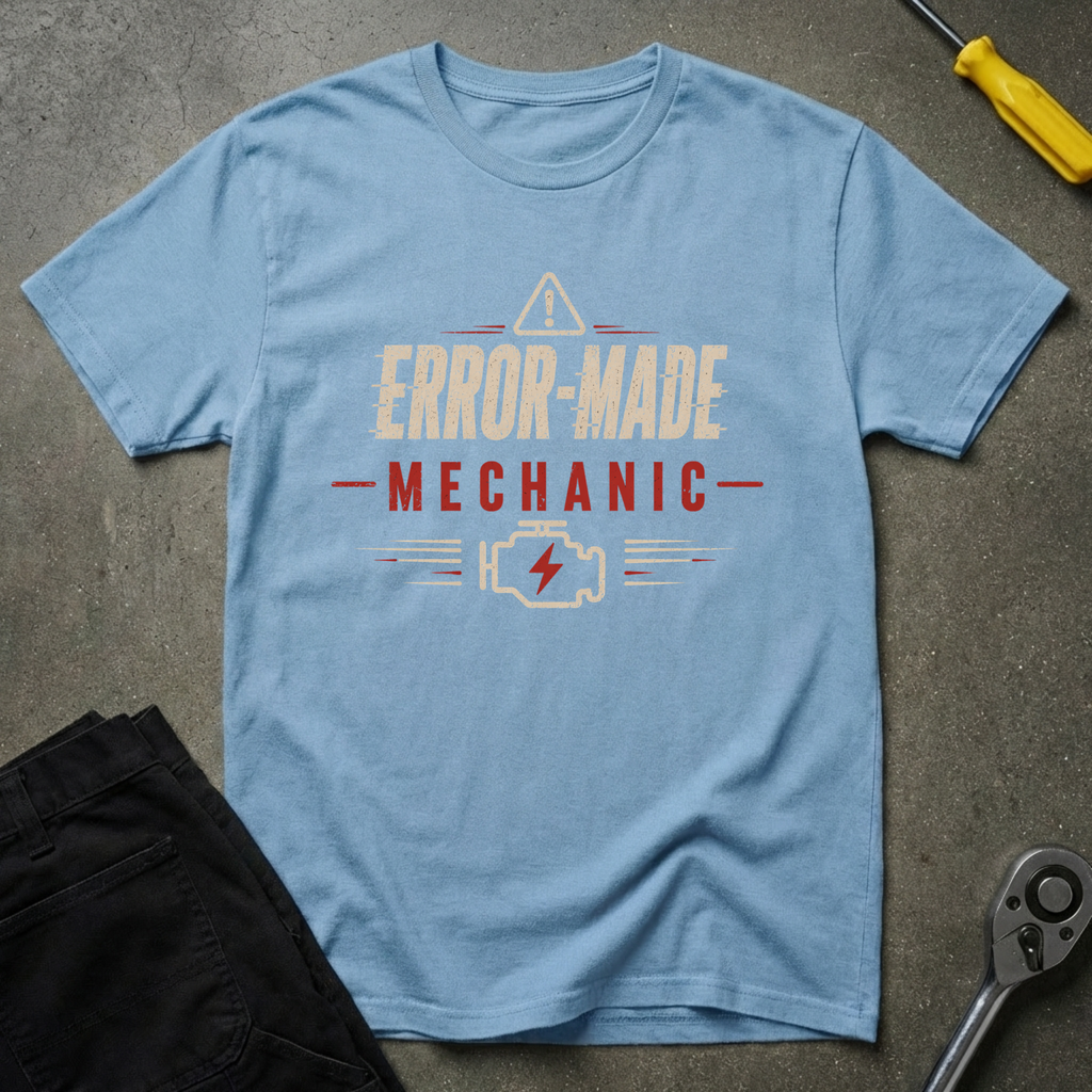 Error-Made Mechanic T-Shirt