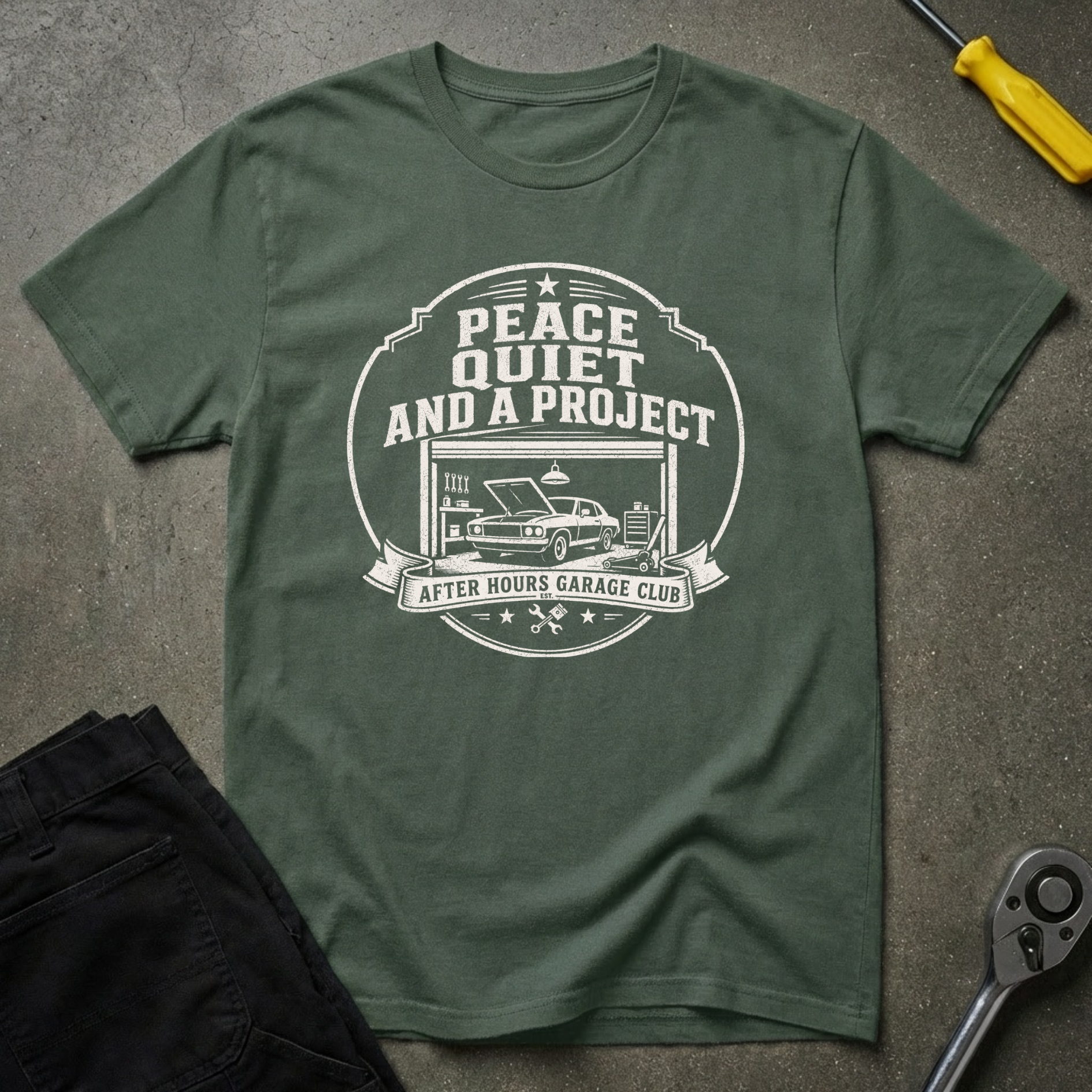 Peace, Quiet And T-Shirt