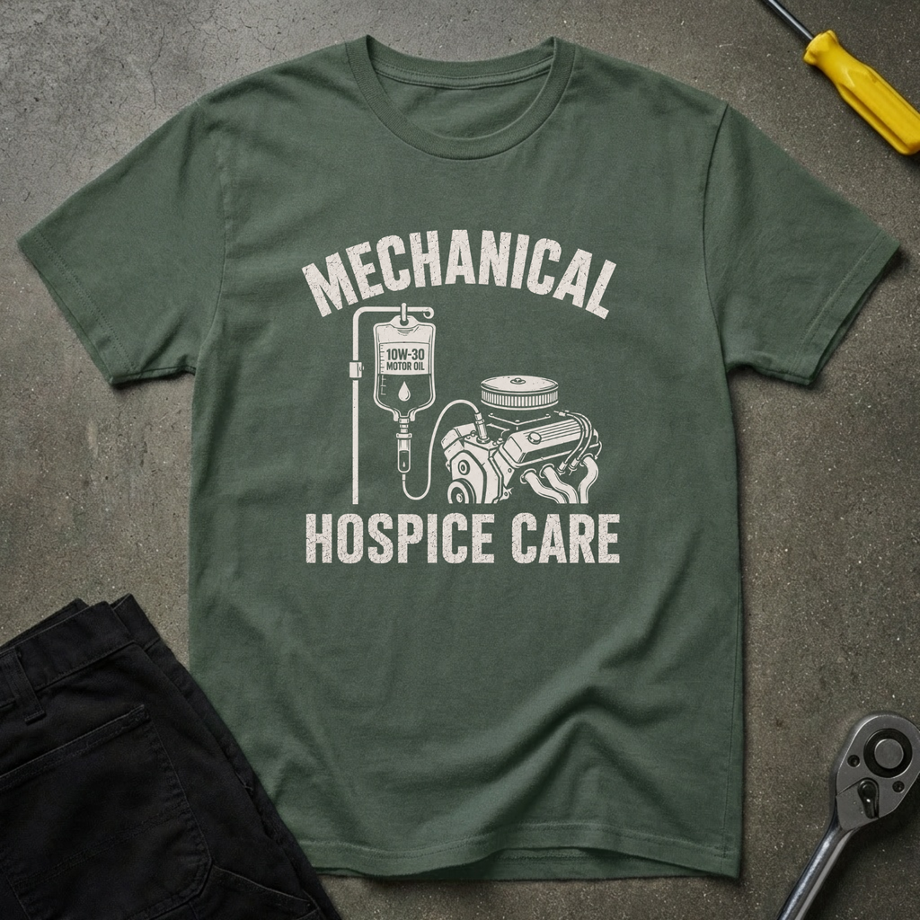 Mechanical Hospice Drip T-Shirt