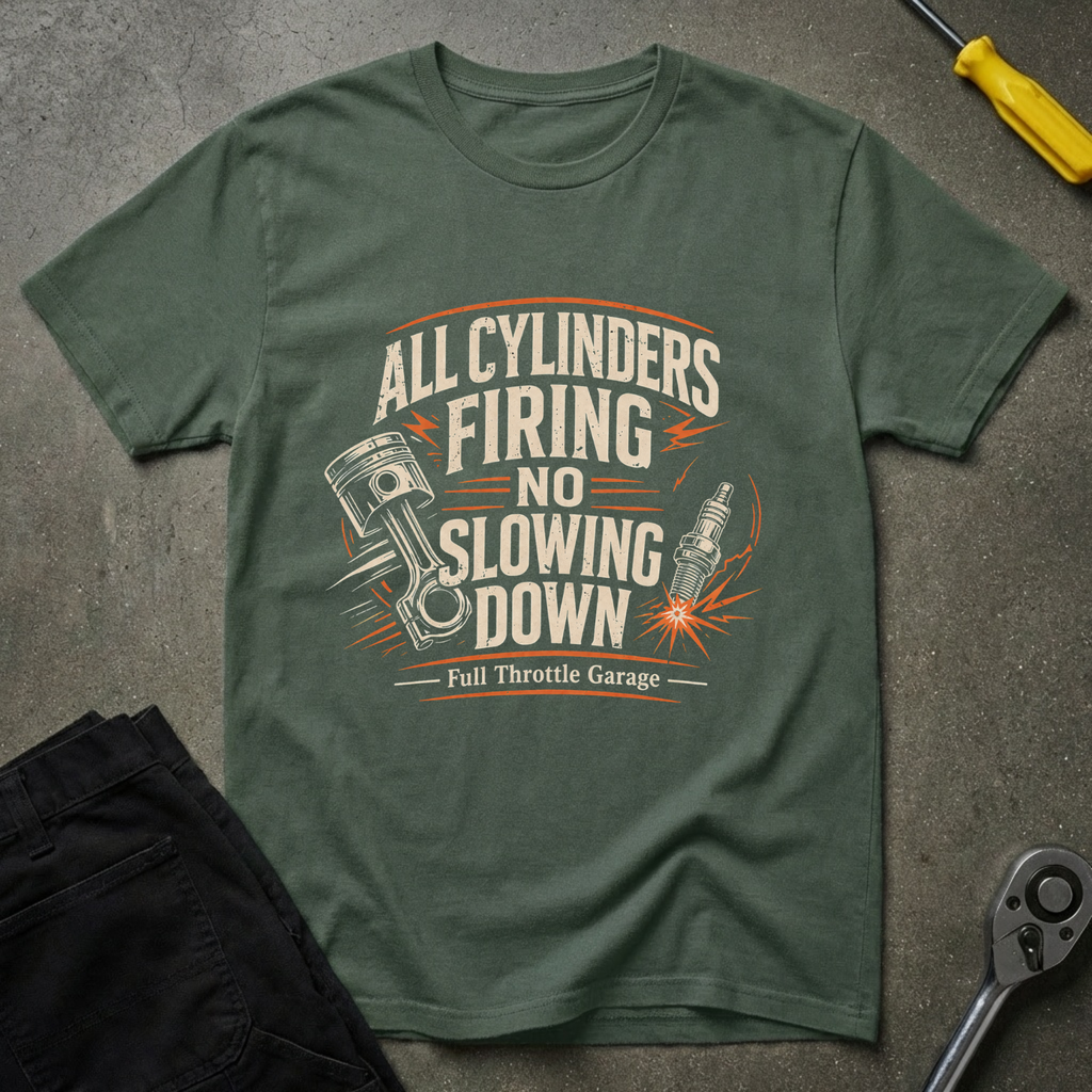 All Cylinders Firing T-Shirt