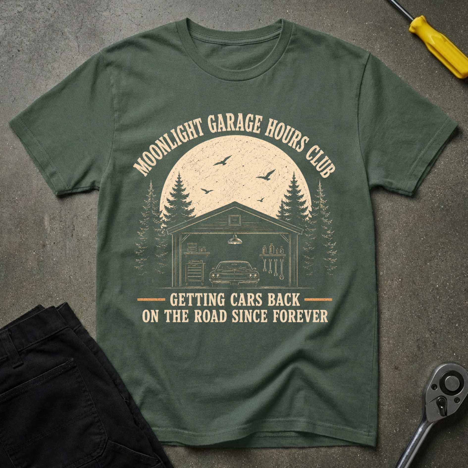 Moonlight Garage T-Shirt
