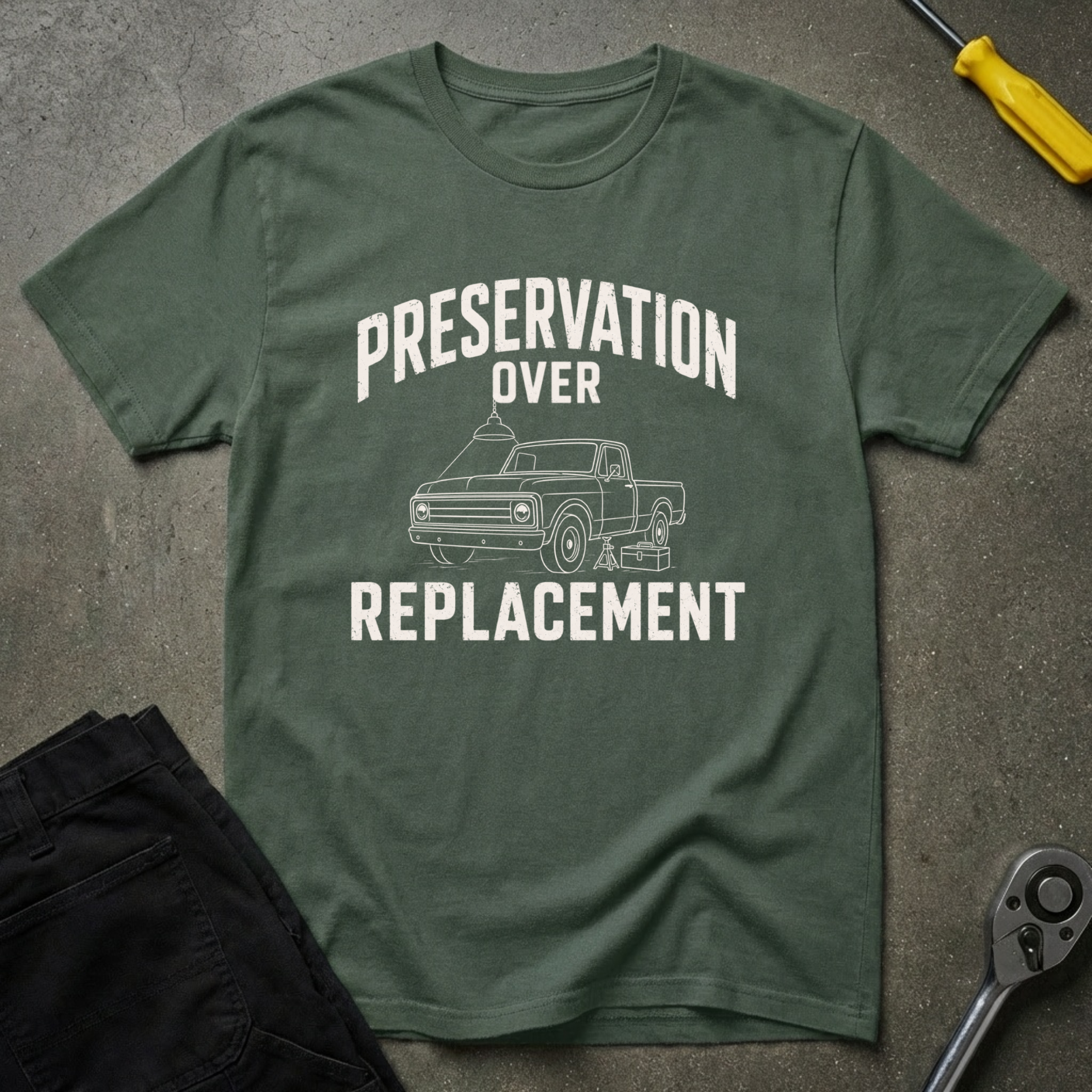 Preservation Over Replacement T-Shirt
