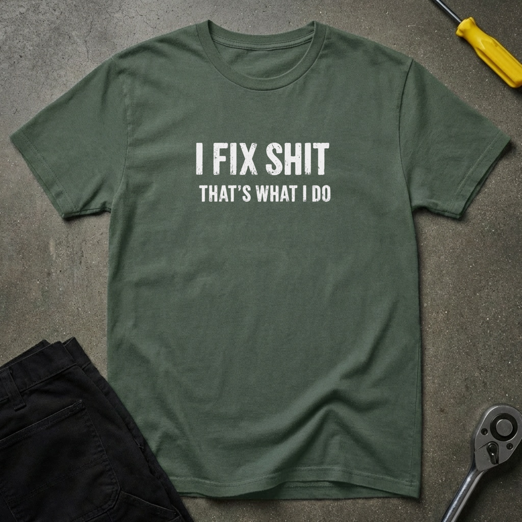 I Fix Shit W T-Shirt