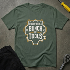 I Work With T-Shirt