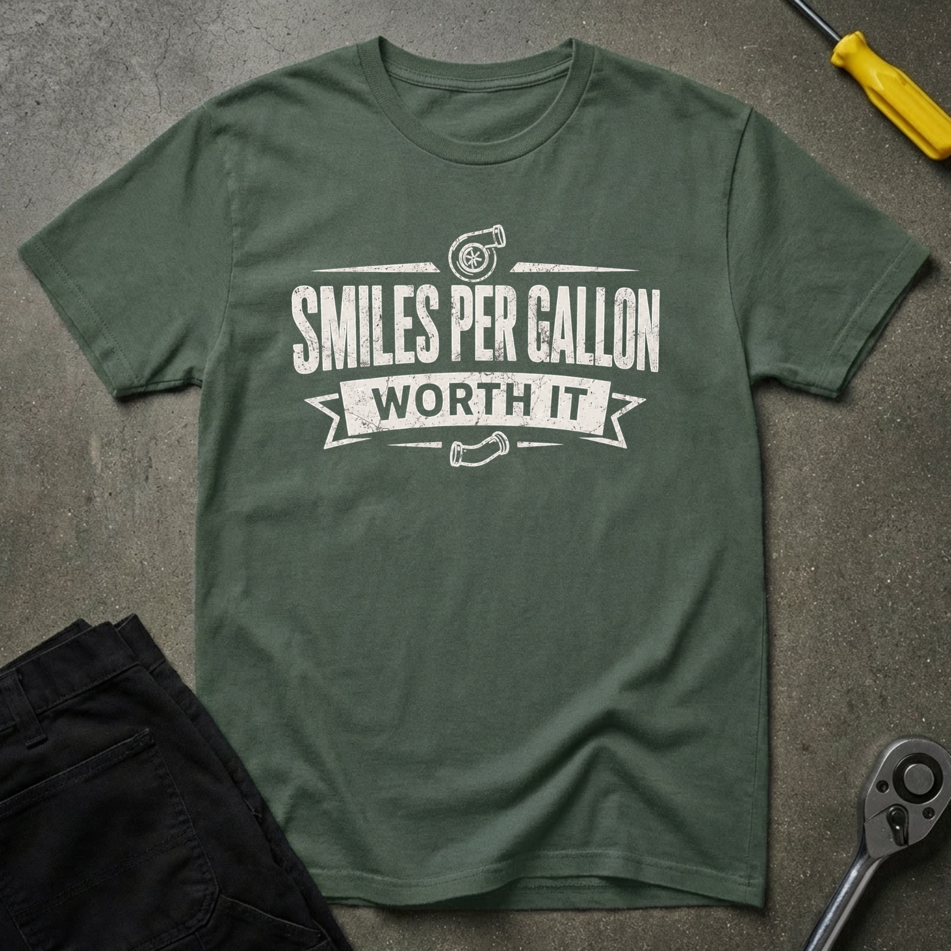 Smiles Per Gallon T-Shirt