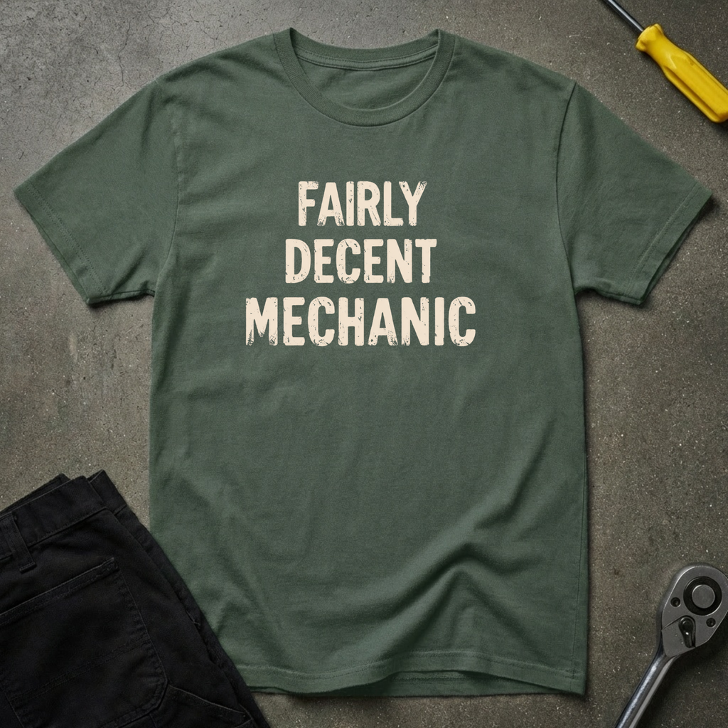 Fairly Decent Mechanic C T-Shirt