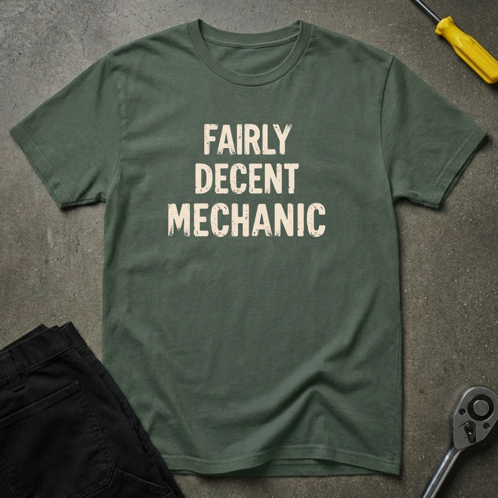Fairly Decent Mechanic C T-Shirt