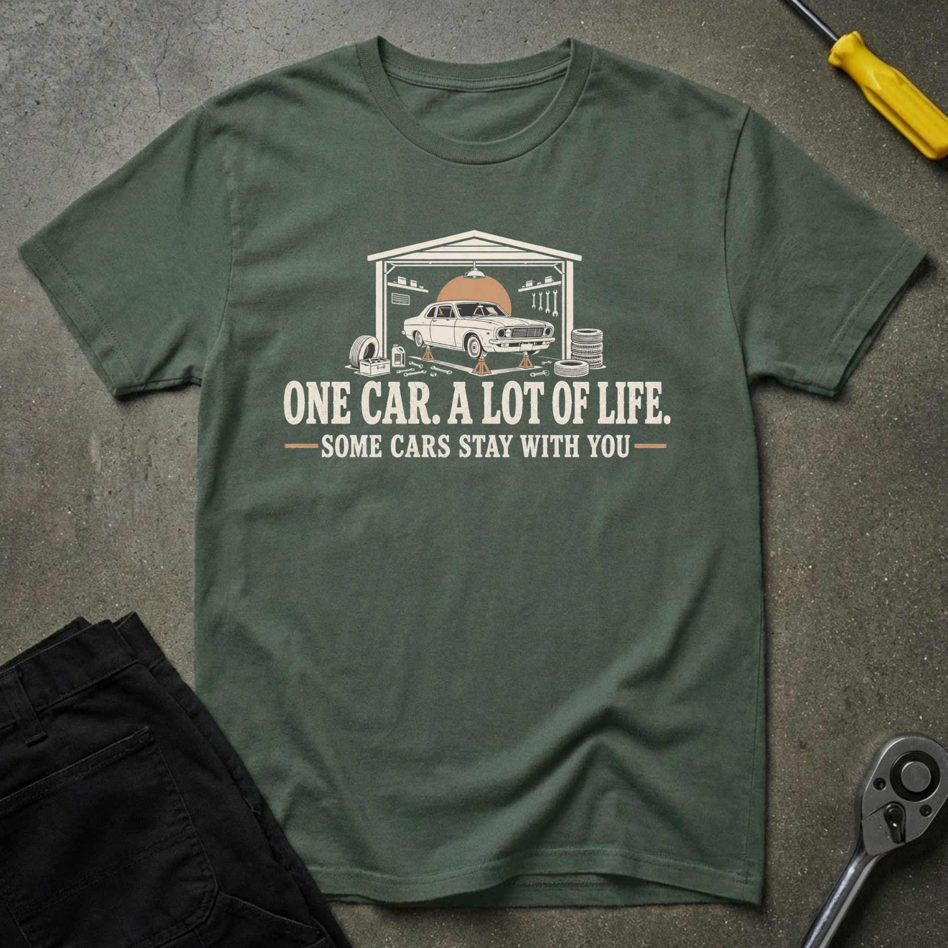One Car. T-Shirt