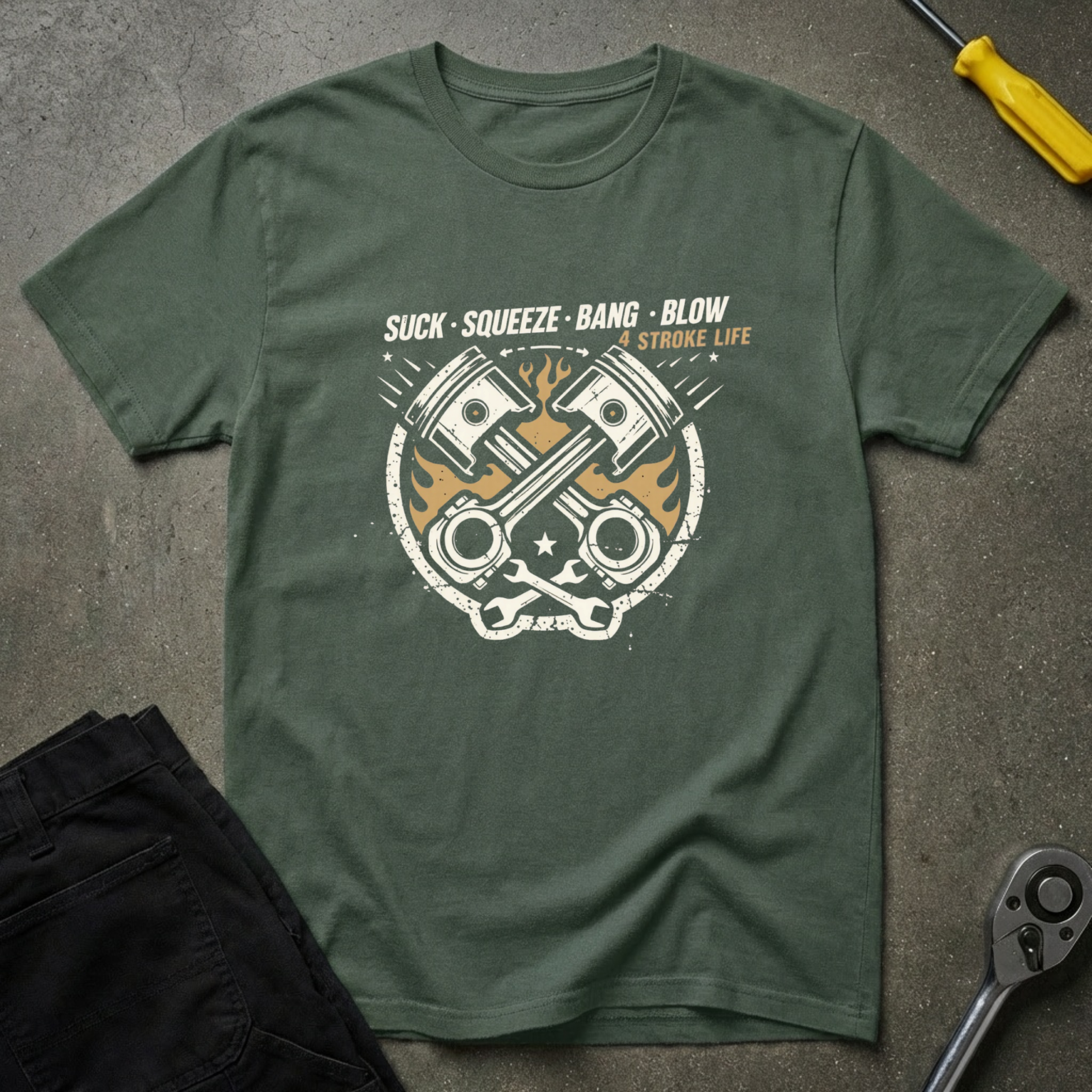 4 Stroke Life T-Shirt