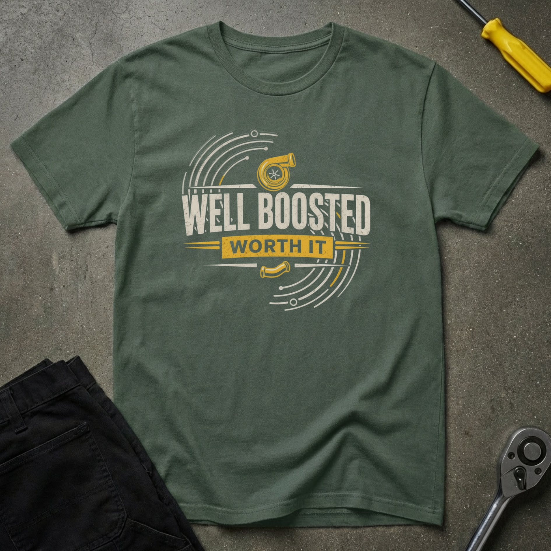 Well Boosted. T-Shirt