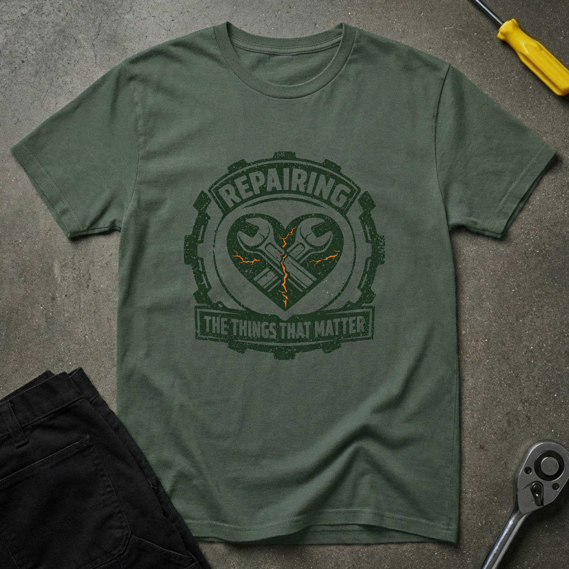 Repairing The T-Shirt