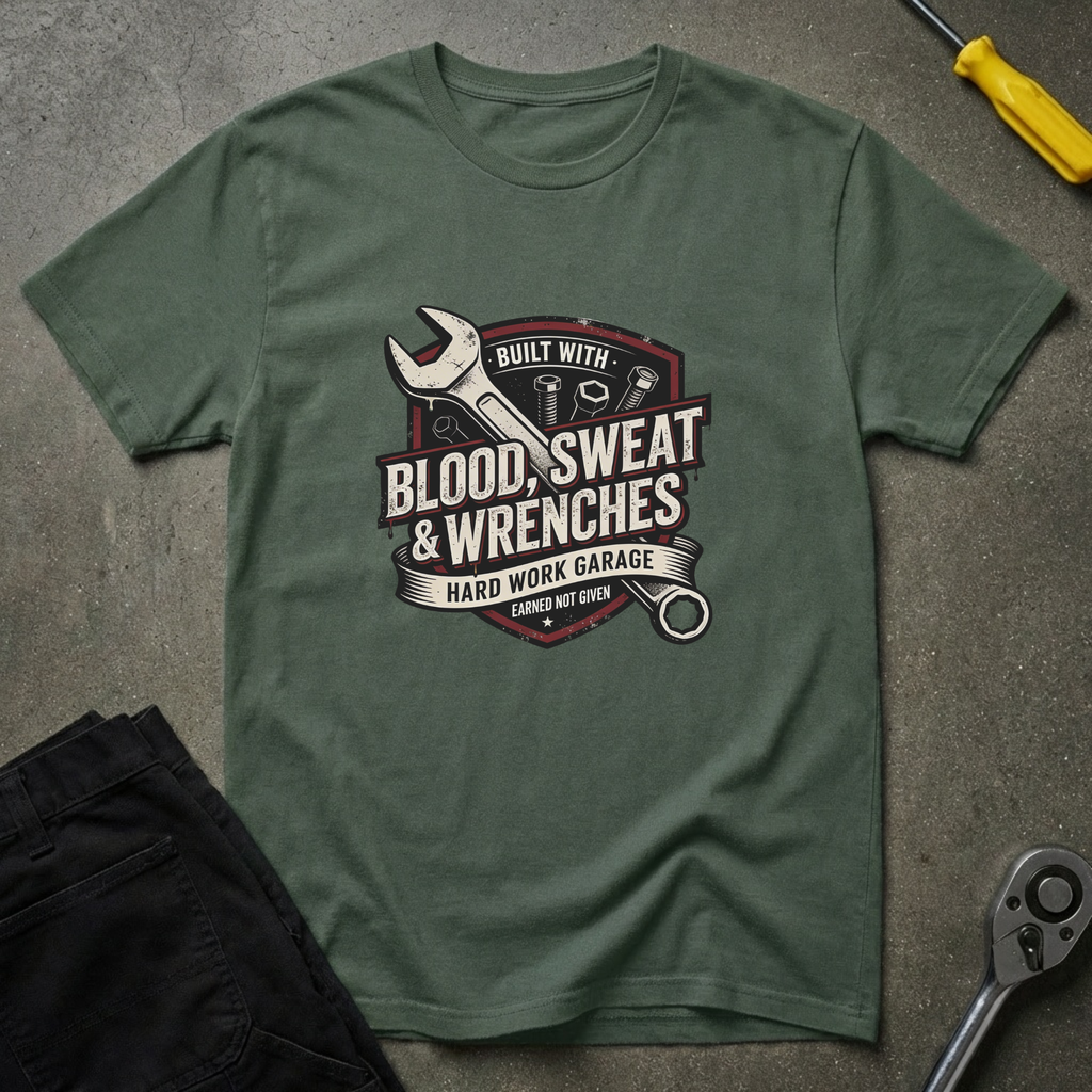 Blood Sweat Wrenches T-Shirt