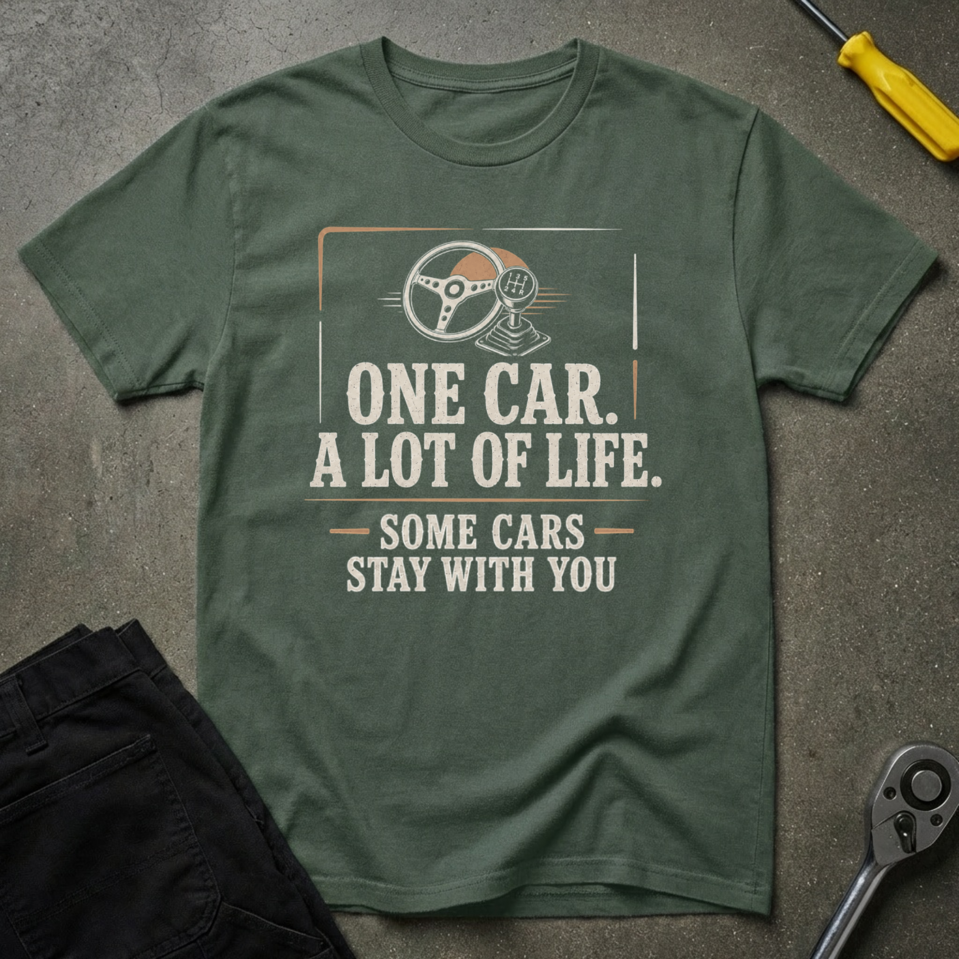 One Car A T-Shirt