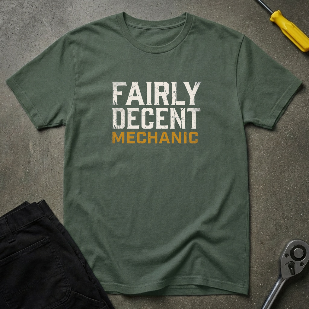 Fairly Decent Mechanic O T-Shirt