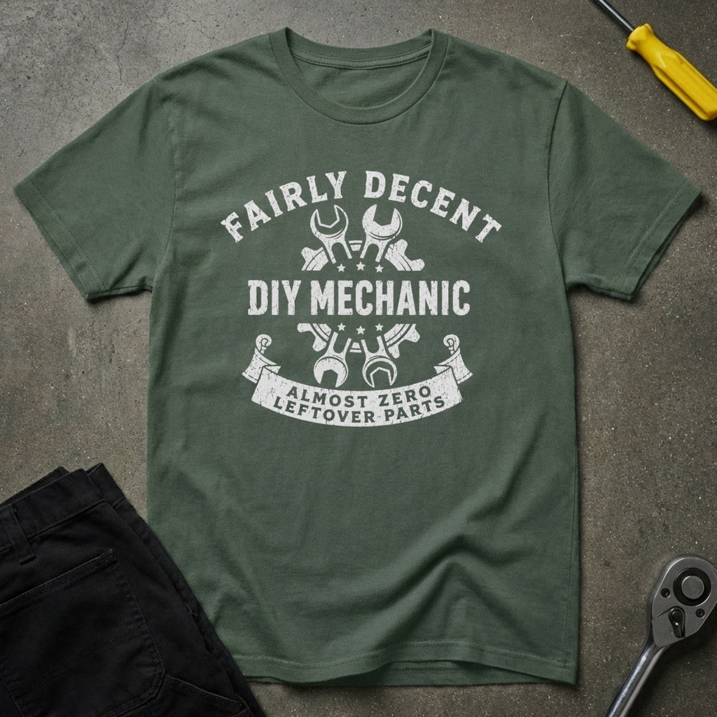 Decent DIY Mechanic T-Shirt