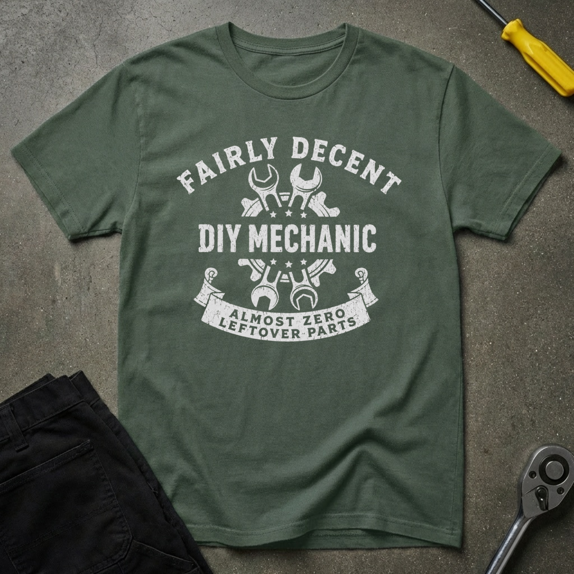Decent DIY Mechanic T-Shirt