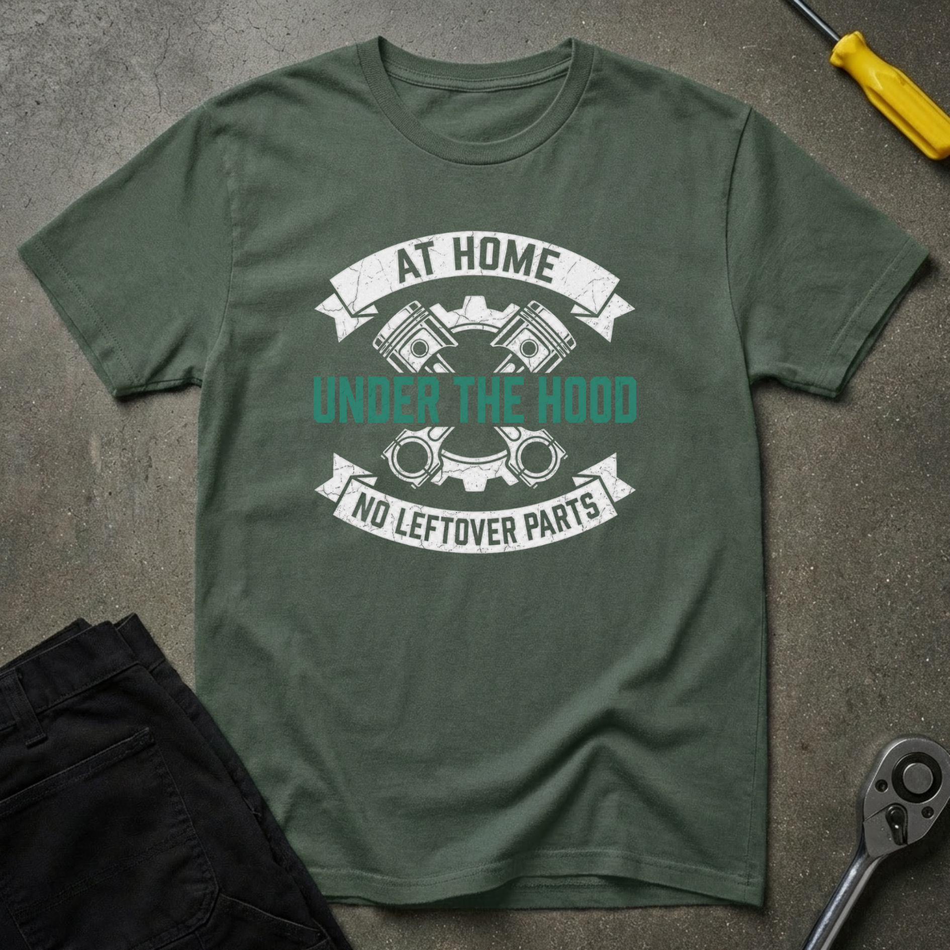 At Home Under T-Shirt