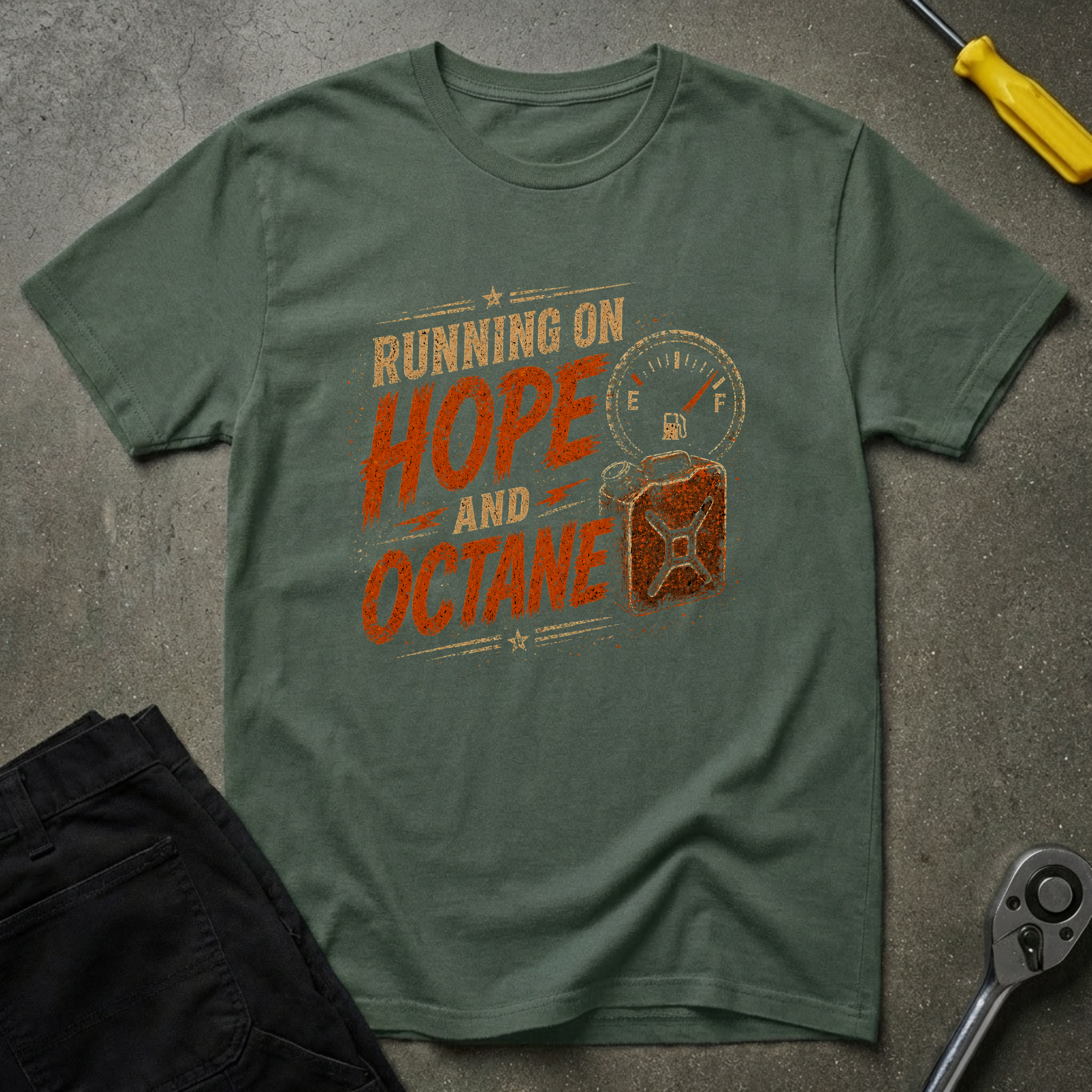 Running On T-Shirt