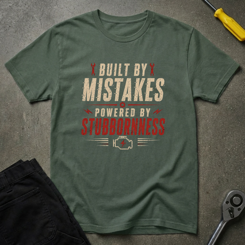 Powered By Stubborness T-Shirt