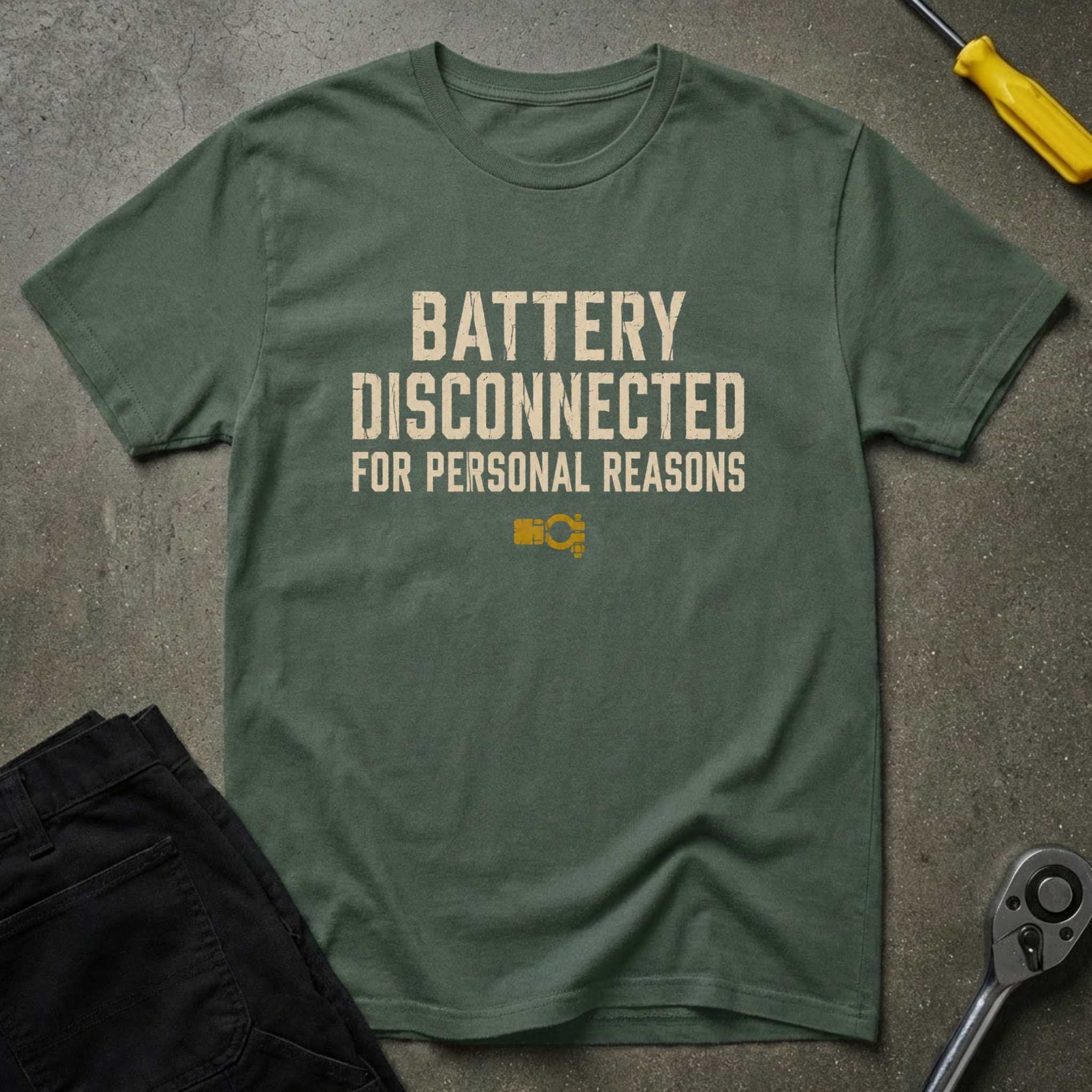 Battery Disconnected T-Shirt