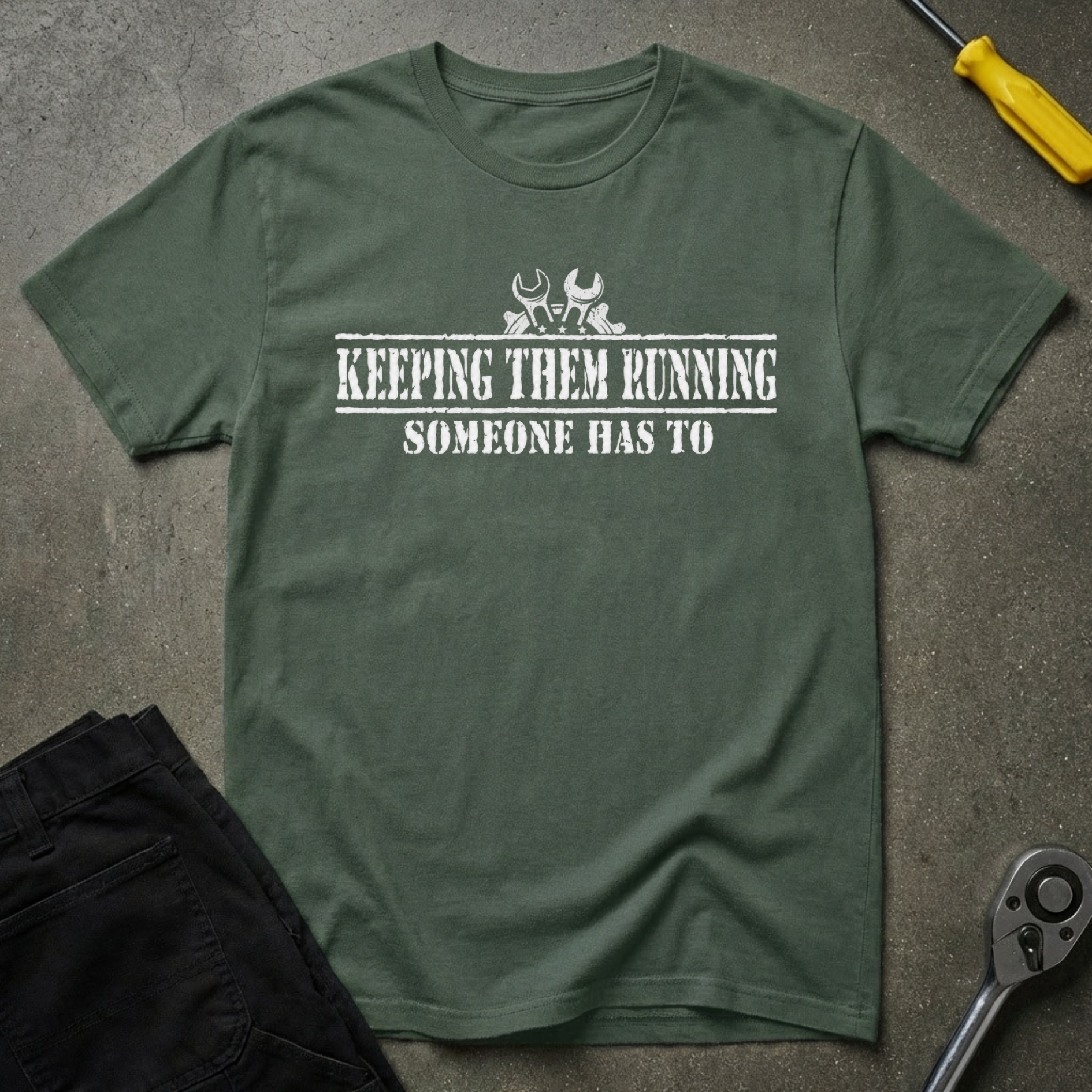 Keeping Them Running T-Shirt