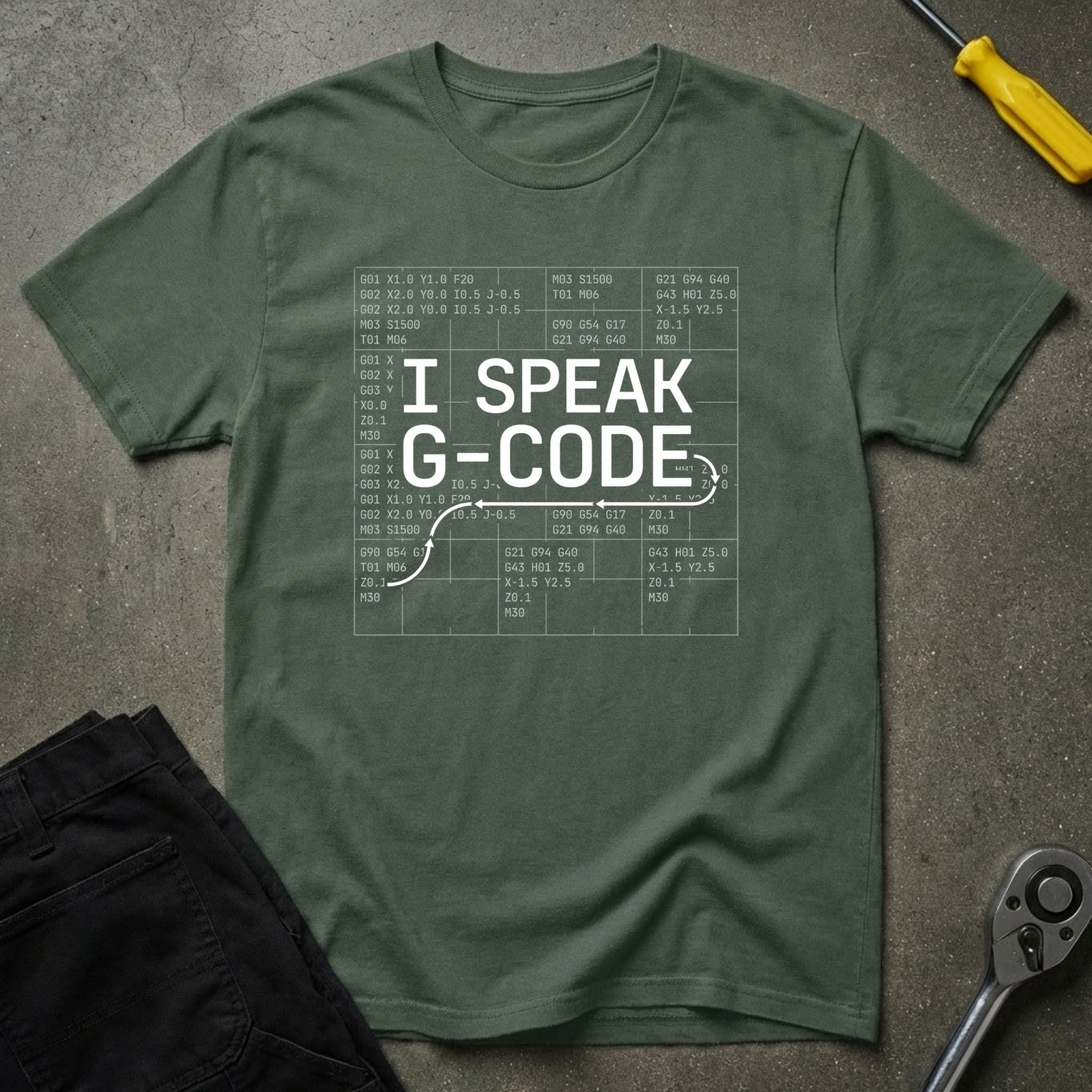 I Speak G-Code T-Shirt