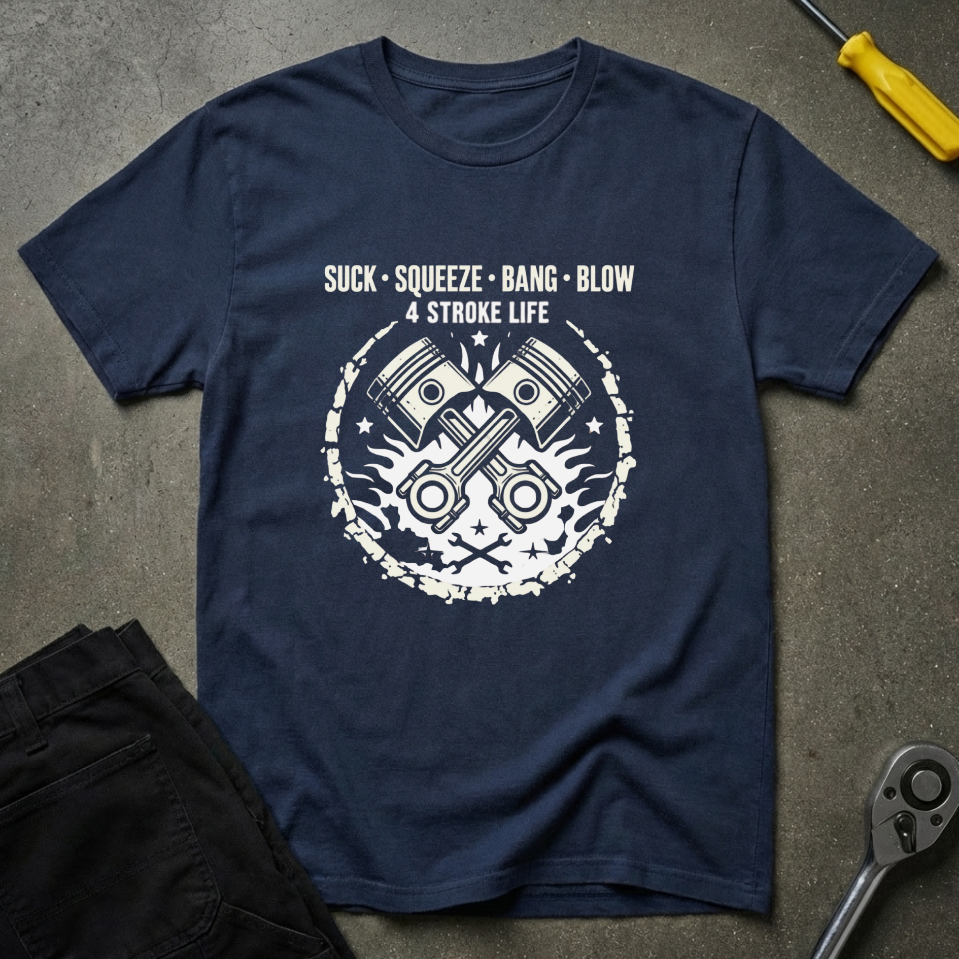4-Stroke Life T-Shirt