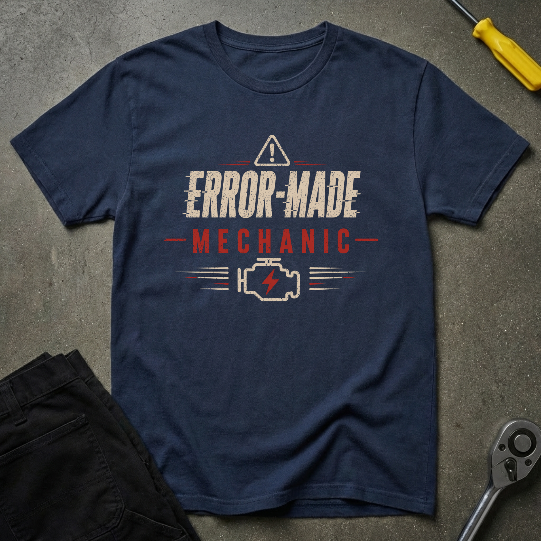 Error-Made Mechanic T-Shirt
