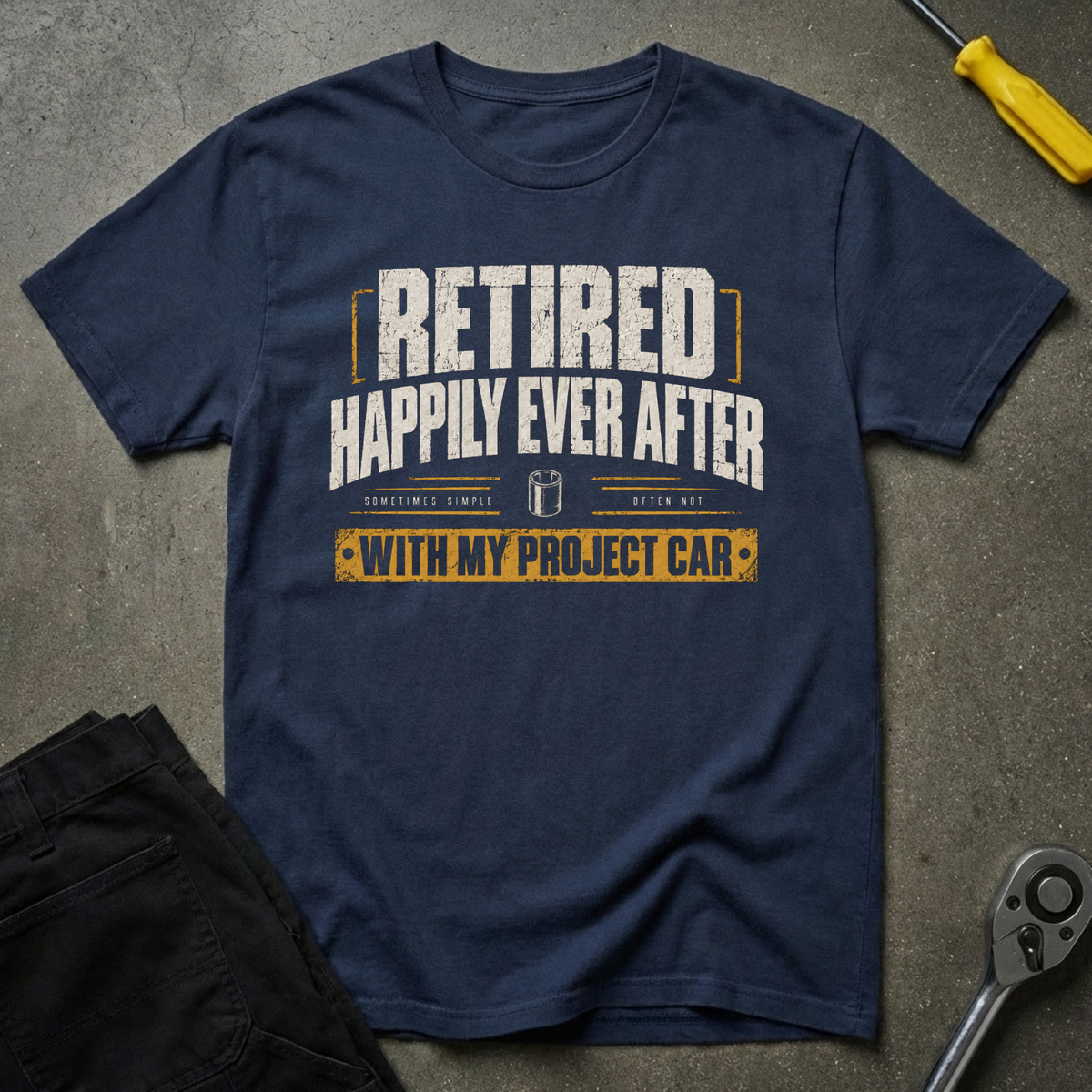 Retired Happily T-Shirt