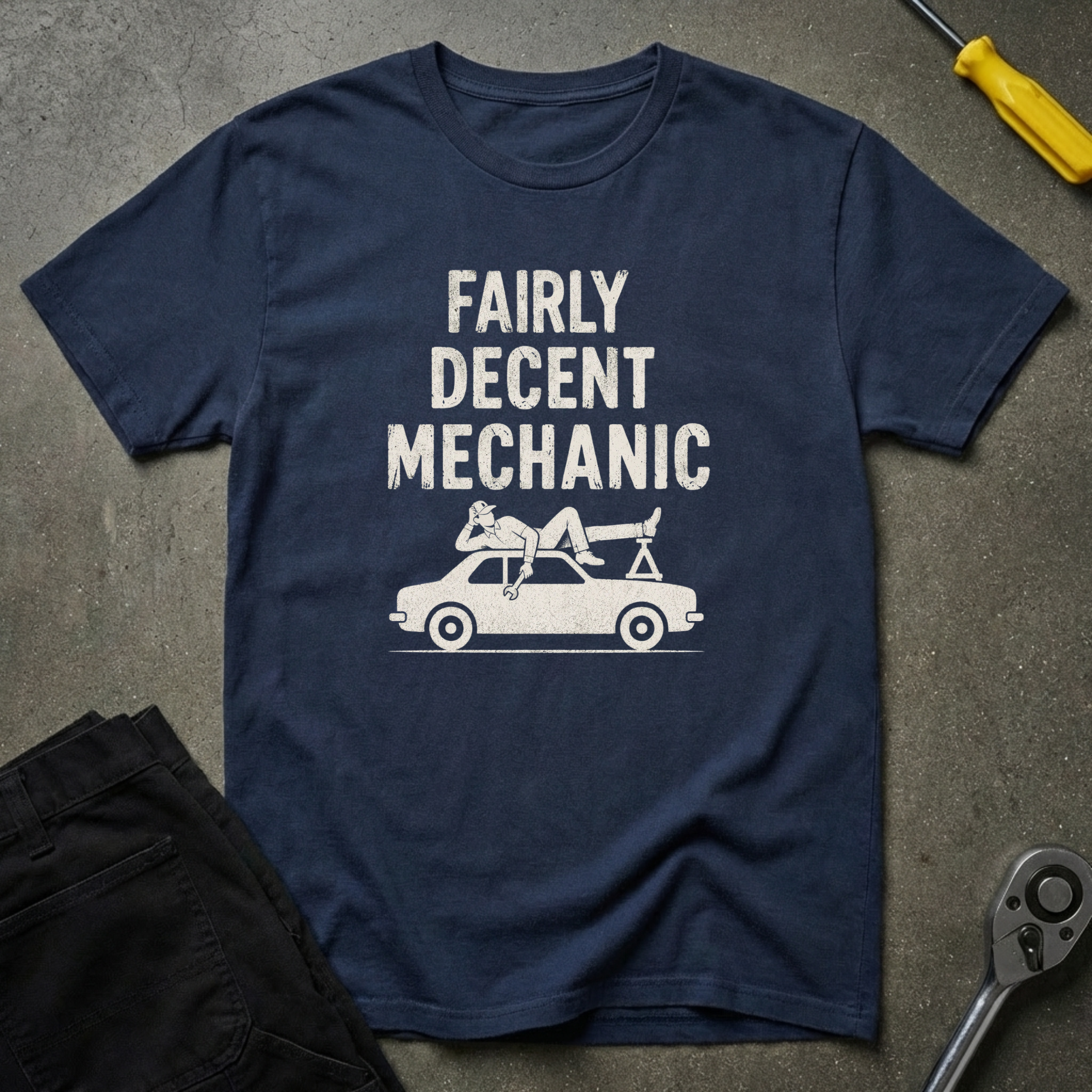 Fairly Decent w/Car T-Shirt