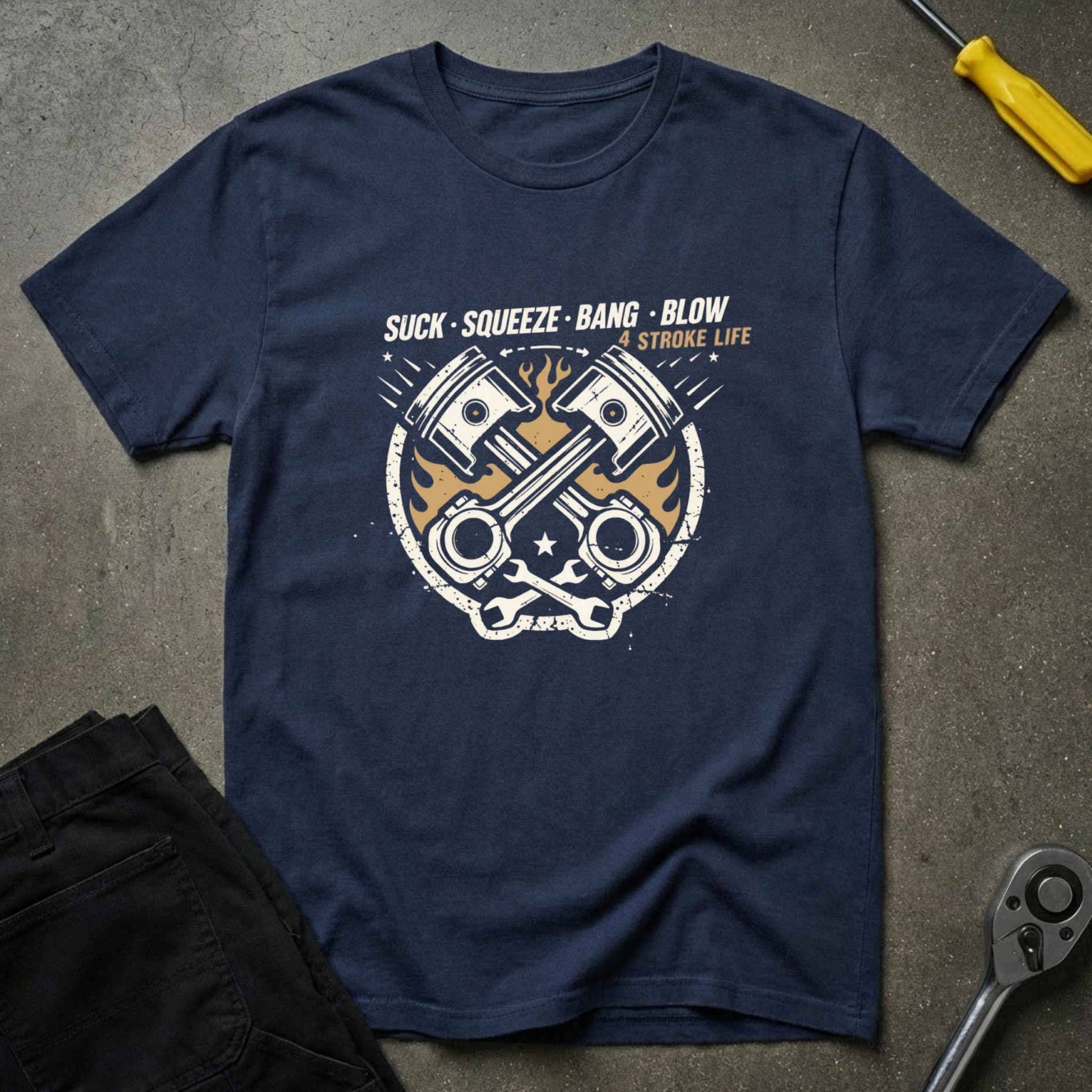 4 Stroke Life T-Shirt
