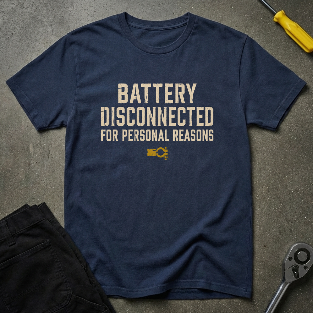 Battery Disconnected T-Shirt