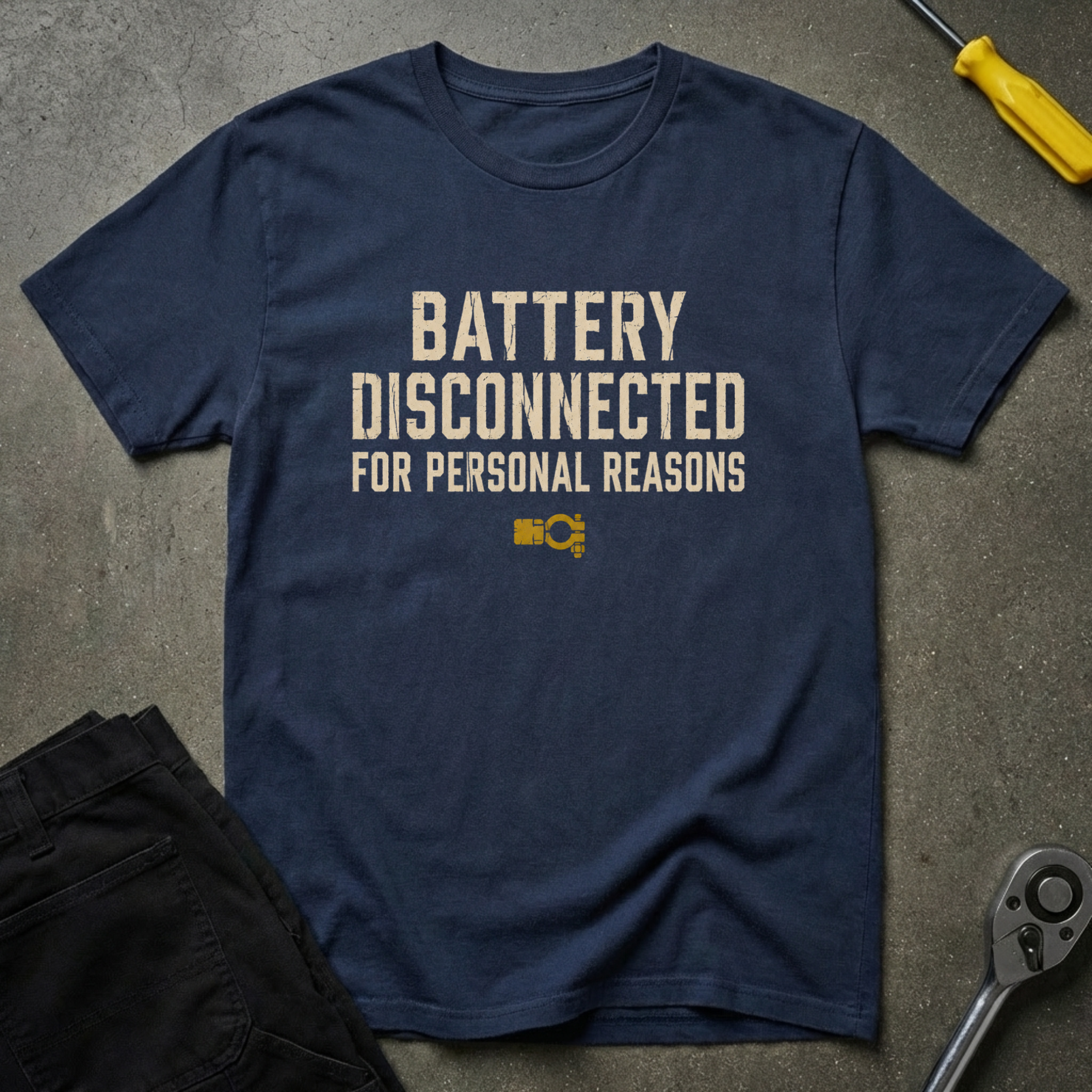 Battery Disconnected T-Shirt