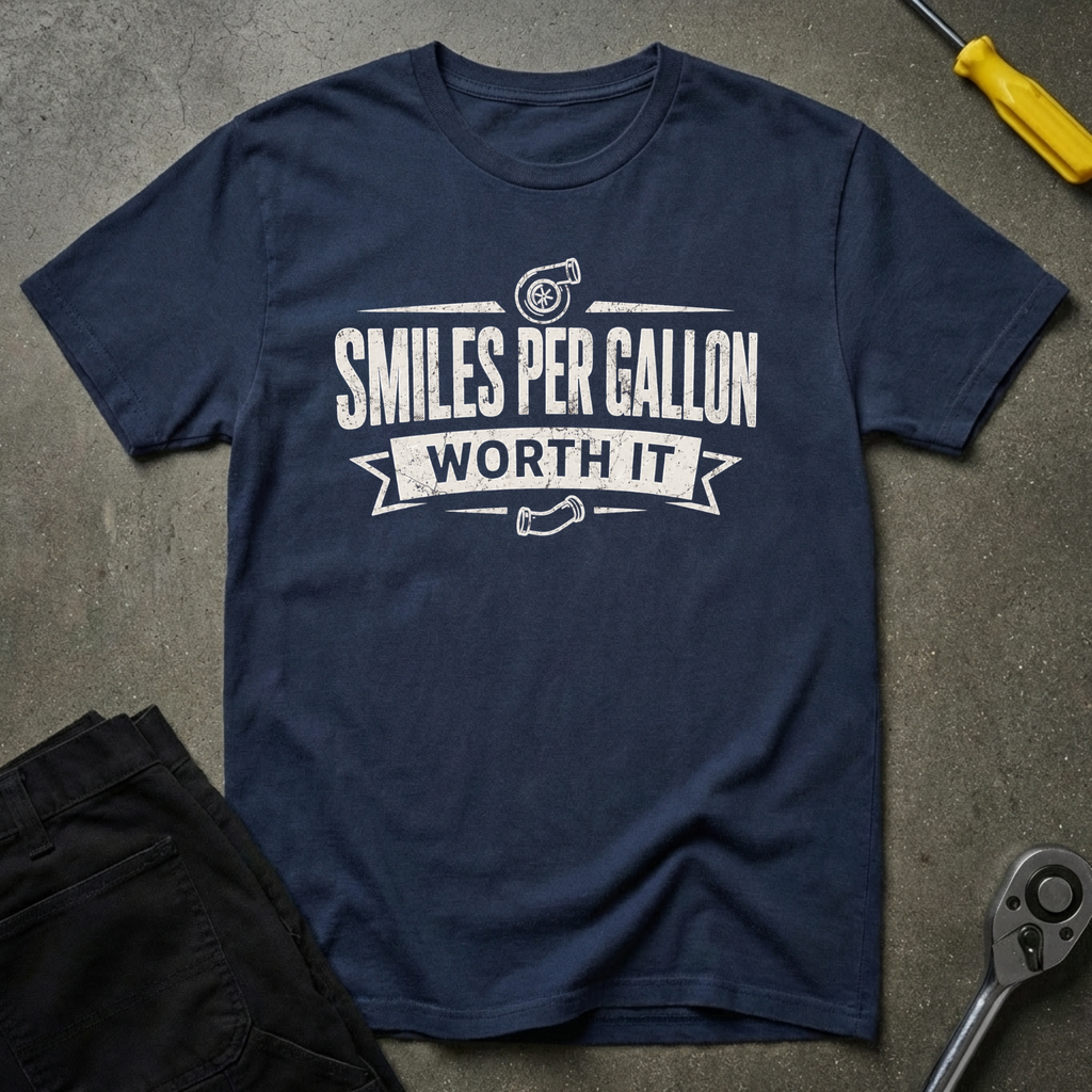 Smiles Per Gallon T-Shirt