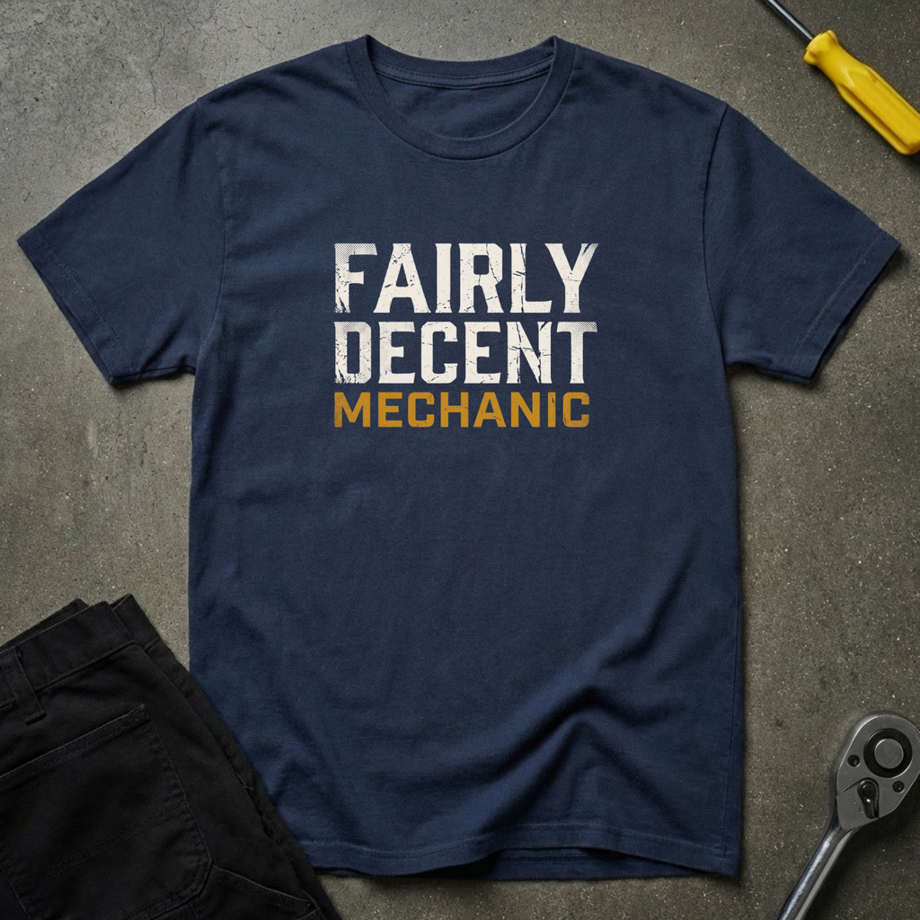 Fairly Decent Mechanic O T-Shirt