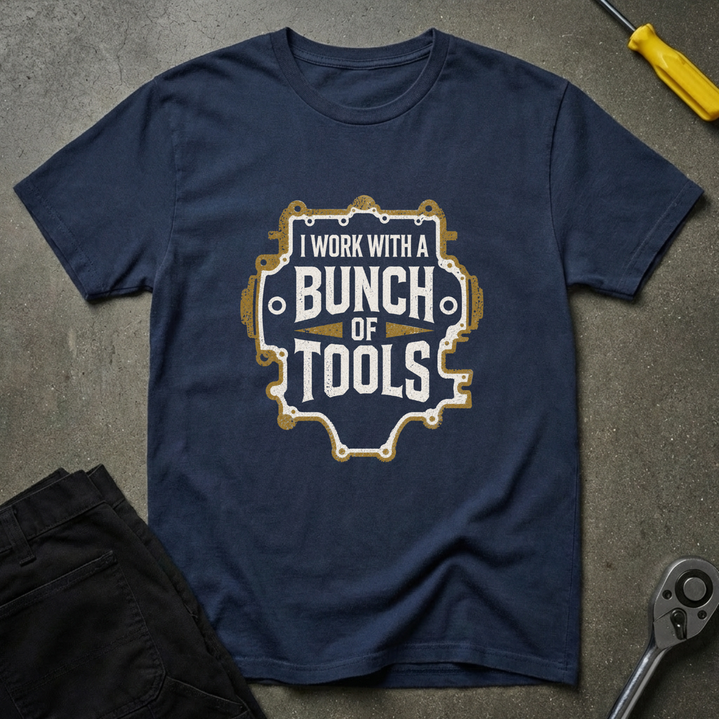 I Work With T-Shirt