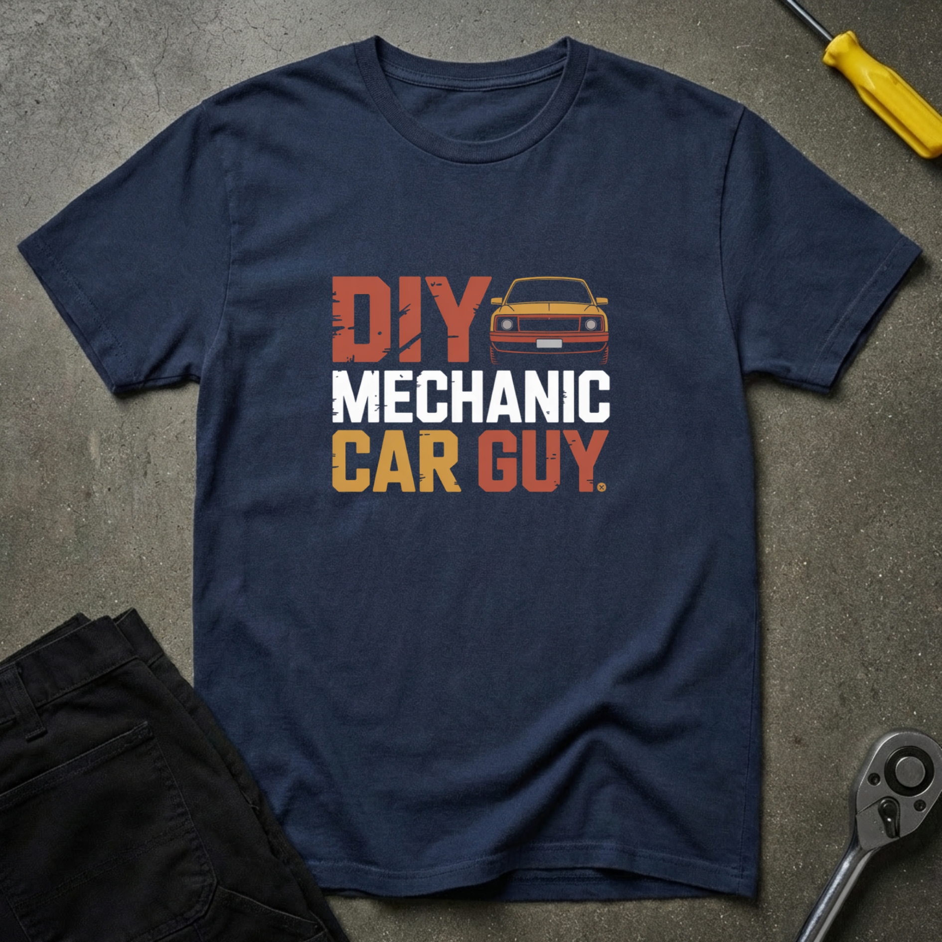 DIY Mechanic Car T-Shirt