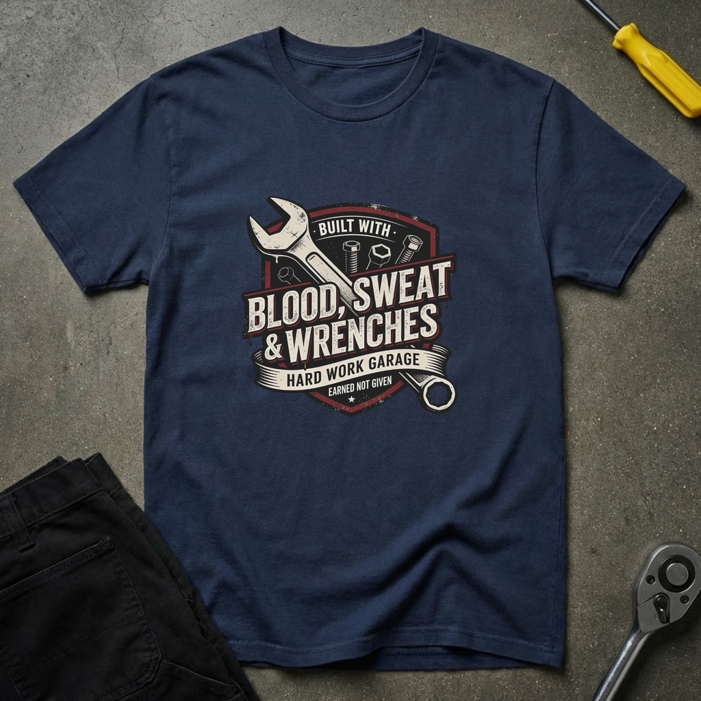 Blood Sweat Wrenches T-Shirt