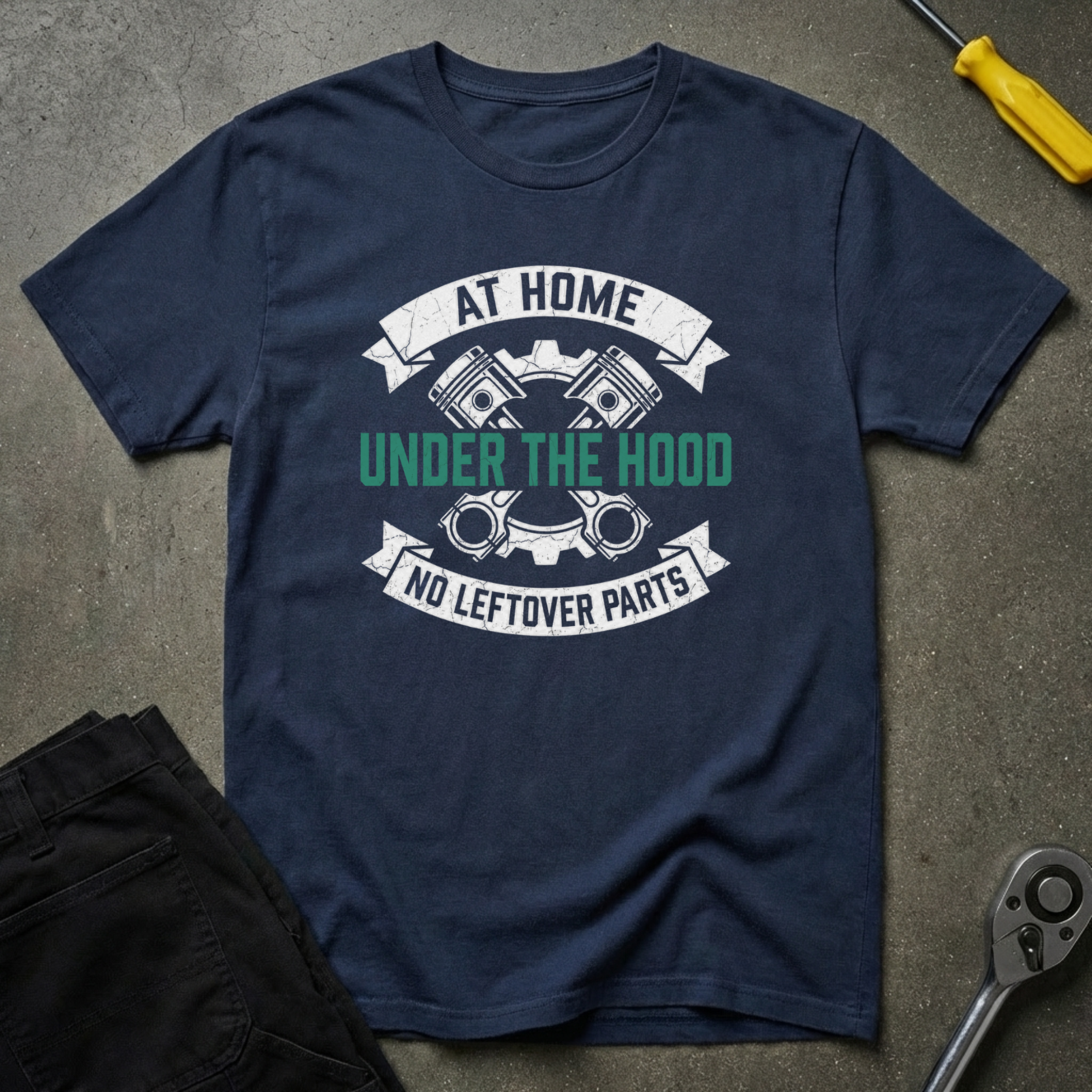At Home Under T-Shirt