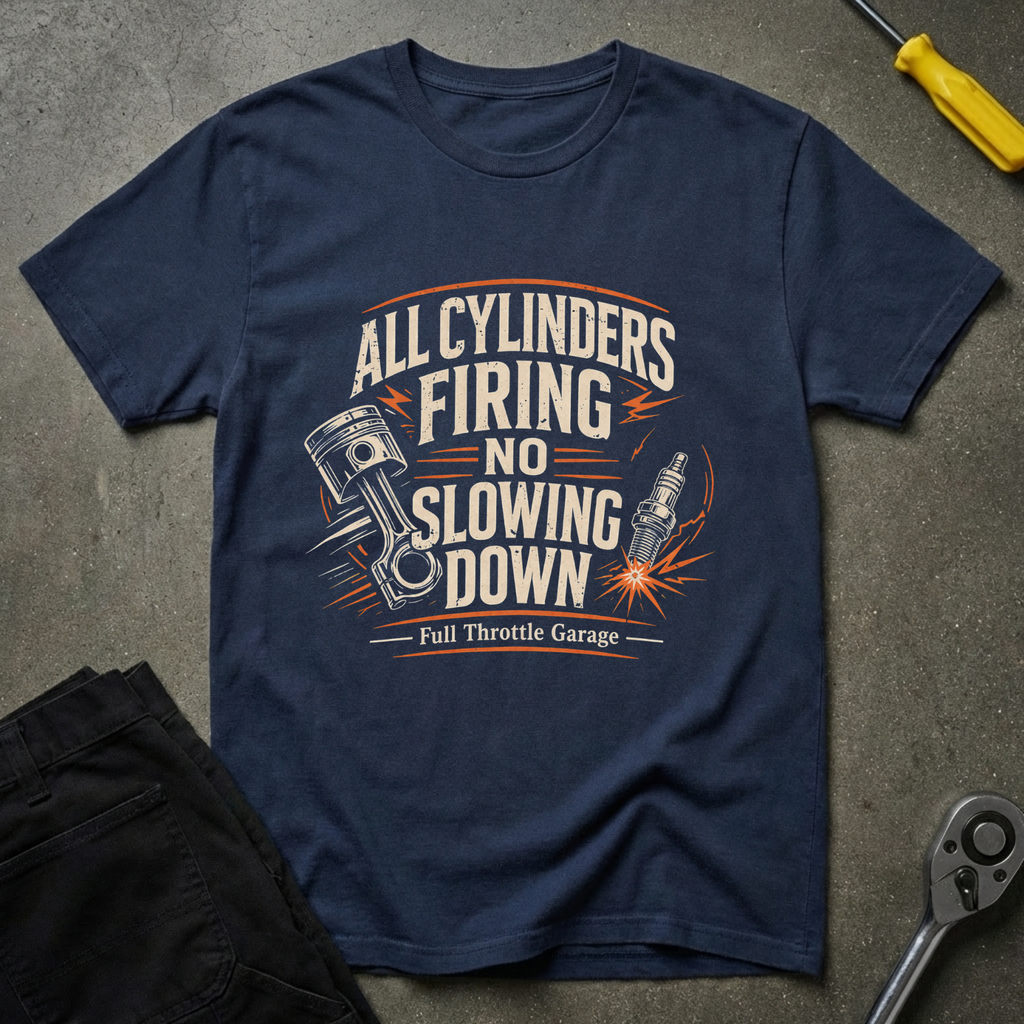All Cylinders Firing T-Shirt