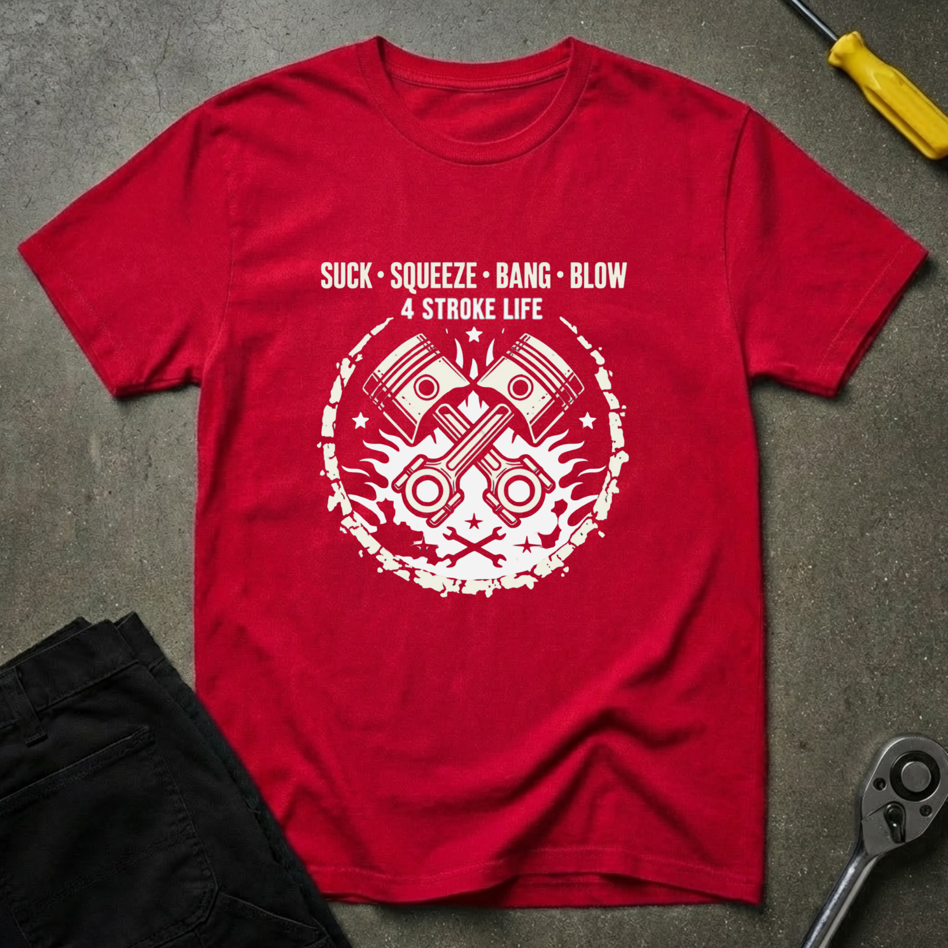 4-Stroke Life T-Shirt
