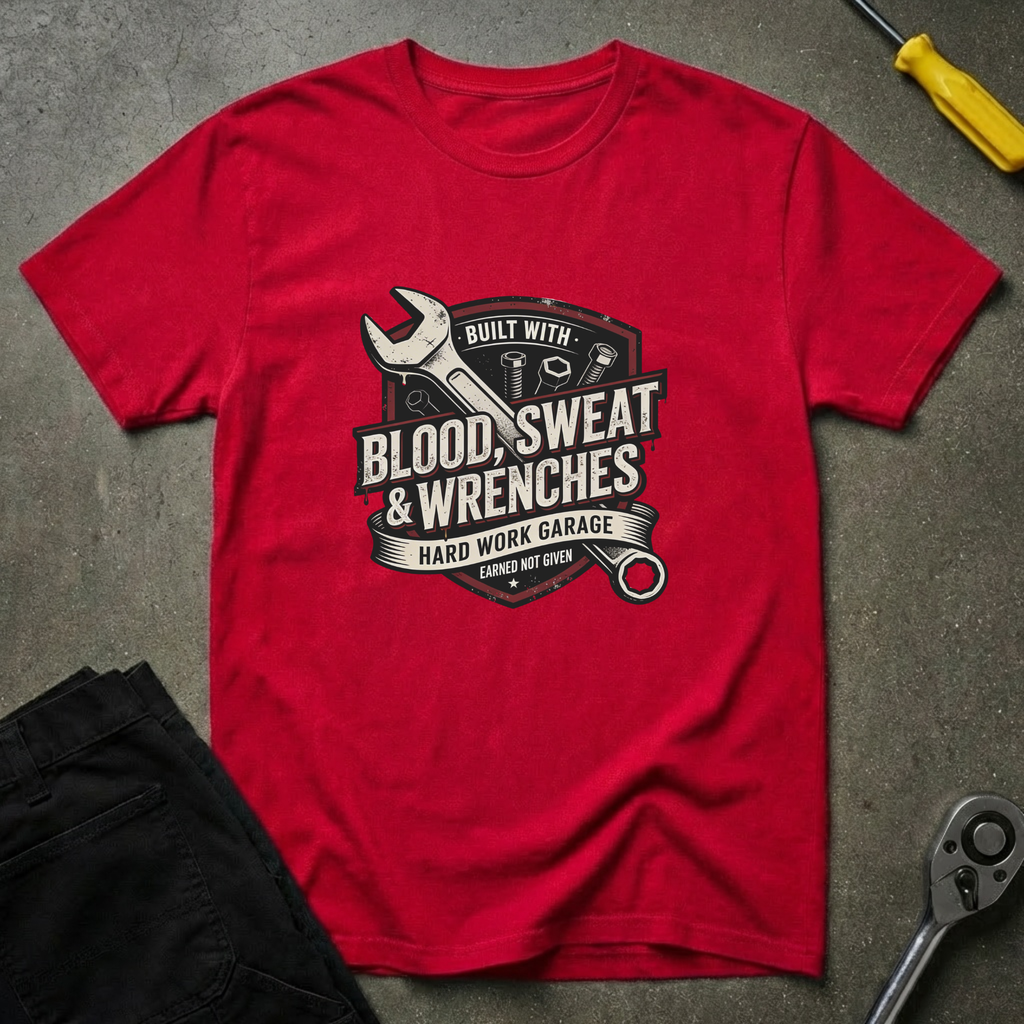 Blood Sweat Wrenches T-Shirt